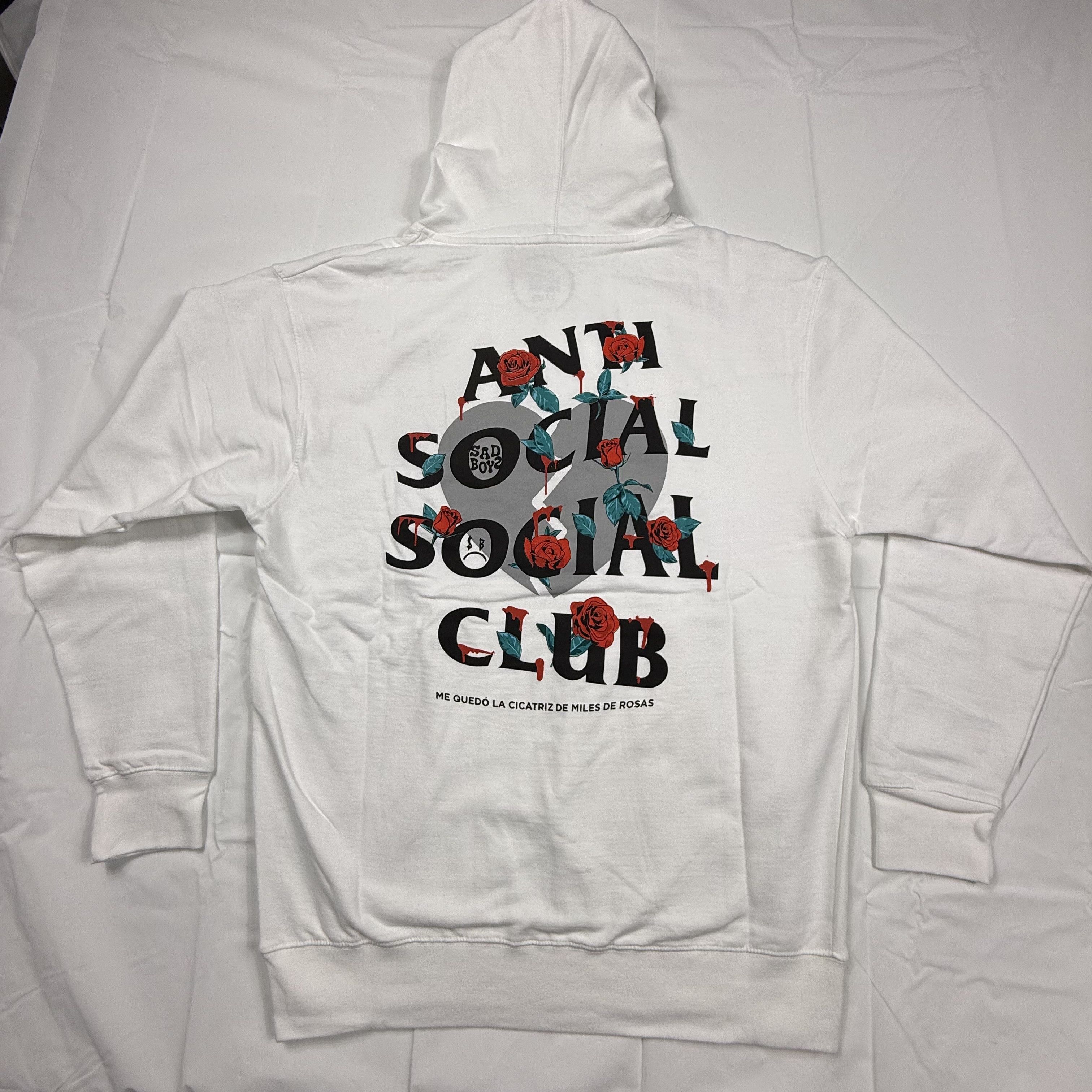 Anti Social Social Club Anti Social Social Club Me Quedo La Cicatriz Rose Hoodie Size US L / EU 52-54 / 3 - 1 Thumbnail