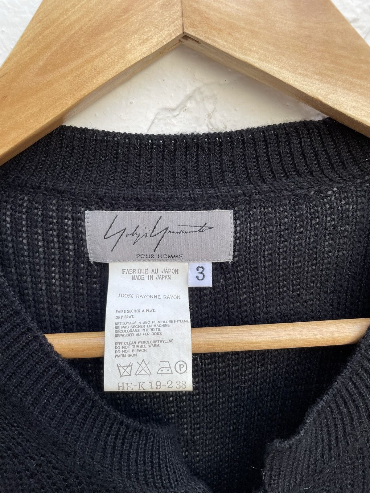 Yohji Yamamoto Yohji Yamamoto pour homme mainline loose knit cargidam Size US L / EU 52-54 / 3 - 2 Thumbnail