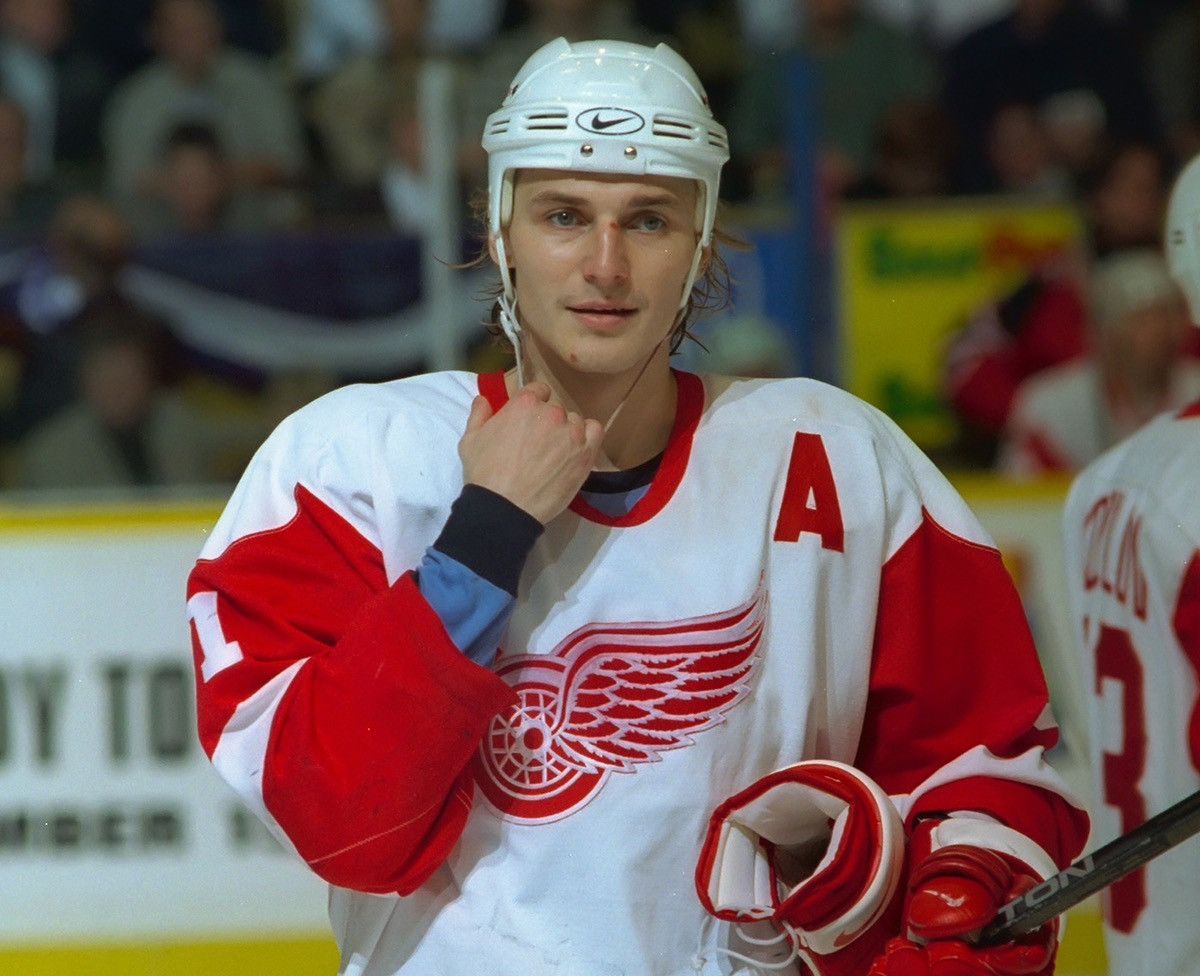 Starter × Vintage Vintage 90’s Starter Detroit Red Wing Tupac Shakur jersey Size US L / EU 52-54 / 3 - 1 Thumbnail
