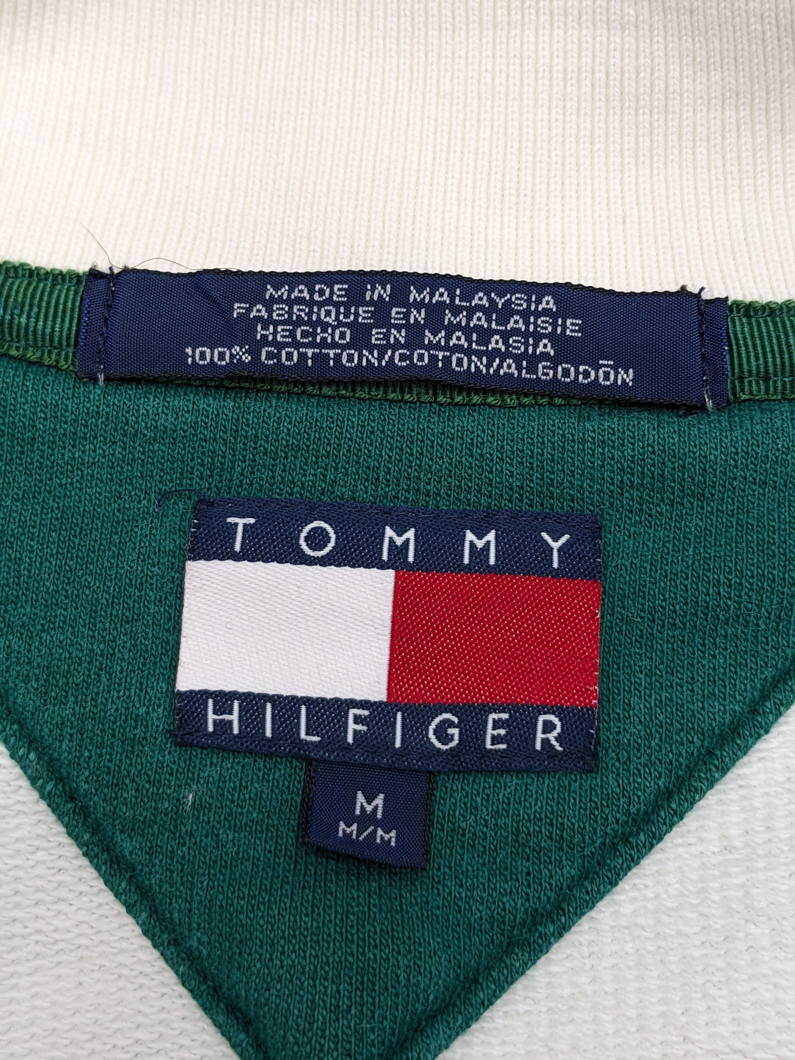 Tommy Hilfiger SS09 VINTAGE 90s Tommy Hilfiger Quarter Zip Sweatshirt Size US M / EU 48-50 / 2 - 9 Thumbnail