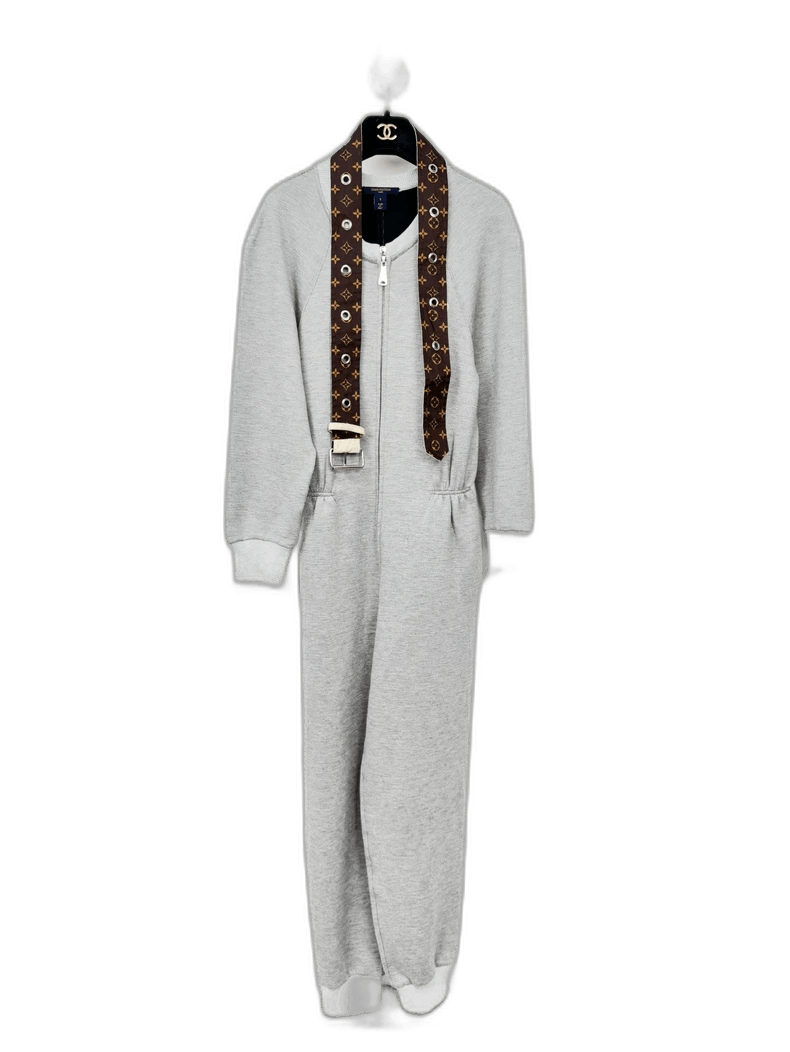 Louis Vuitton Louis Vuitton Gray Jumpsuit Size S Size 24" / US 00 / IT 34 - 1 Thumbnail