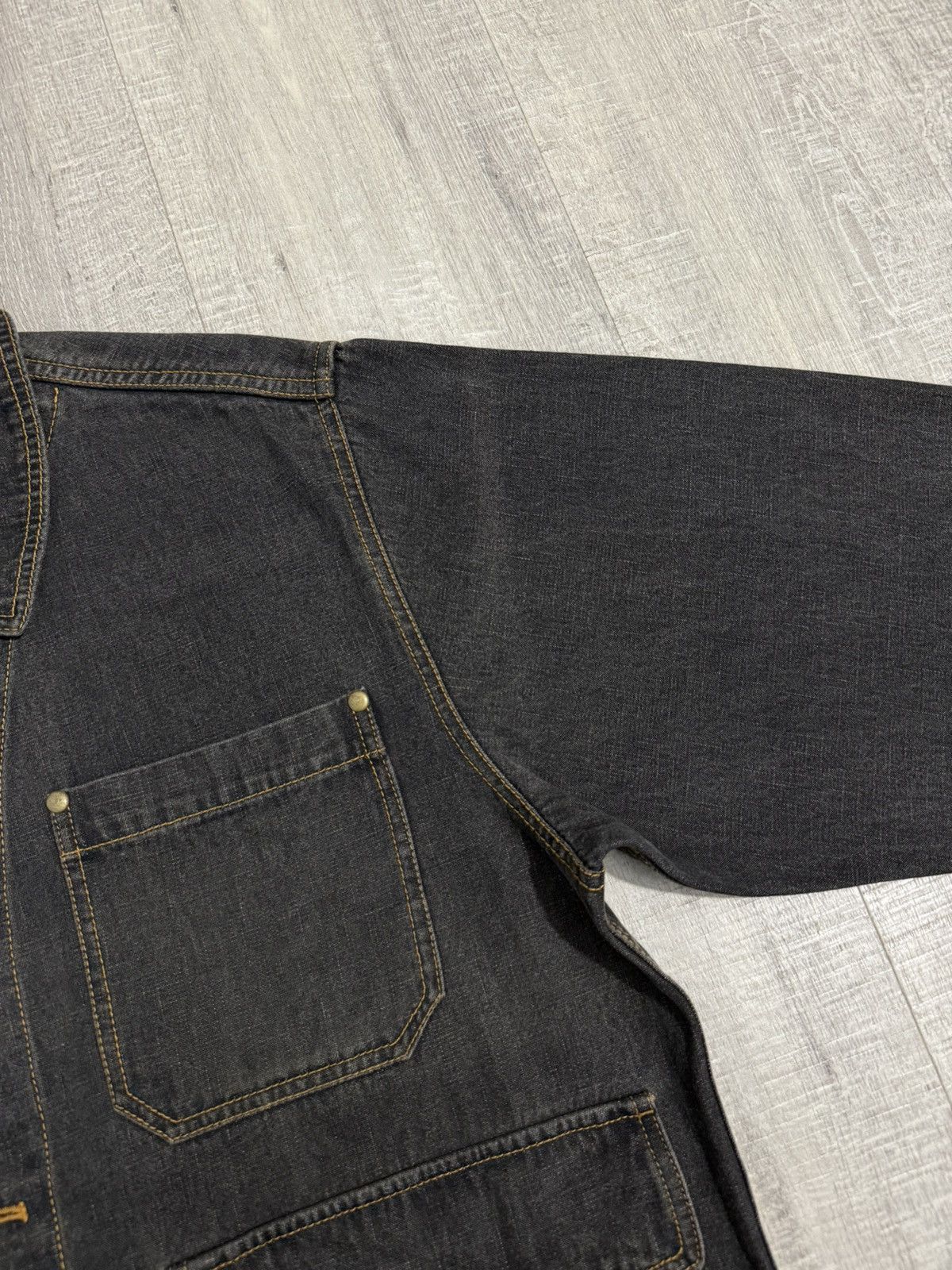 Issey Miyake Issey miyake chore denim washed jacket Size US L / EU 52-54 / 3 - 13 Thumbnail