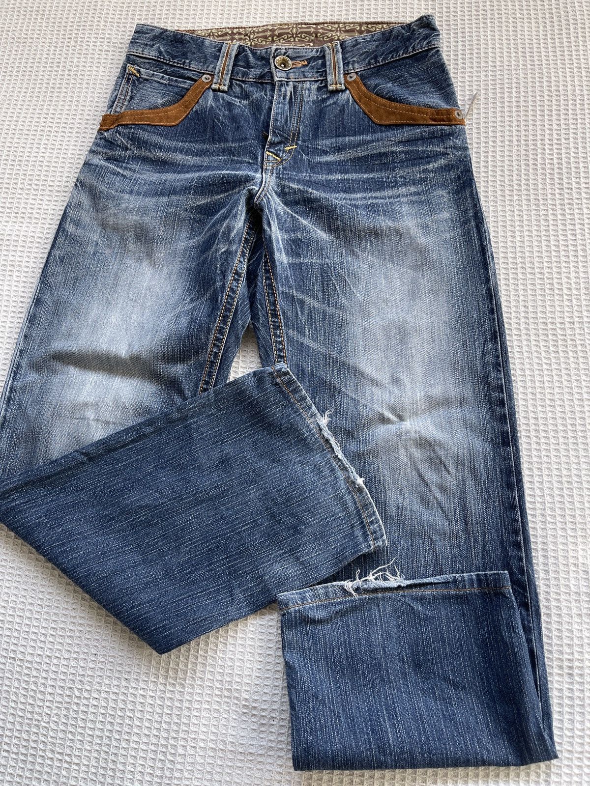 Edwin Last Drop🔥Rare🔥EDWIN Exclusive Vintage Wide Leg Jeans Size US 30 / EU 46 - 8 Thumbnail