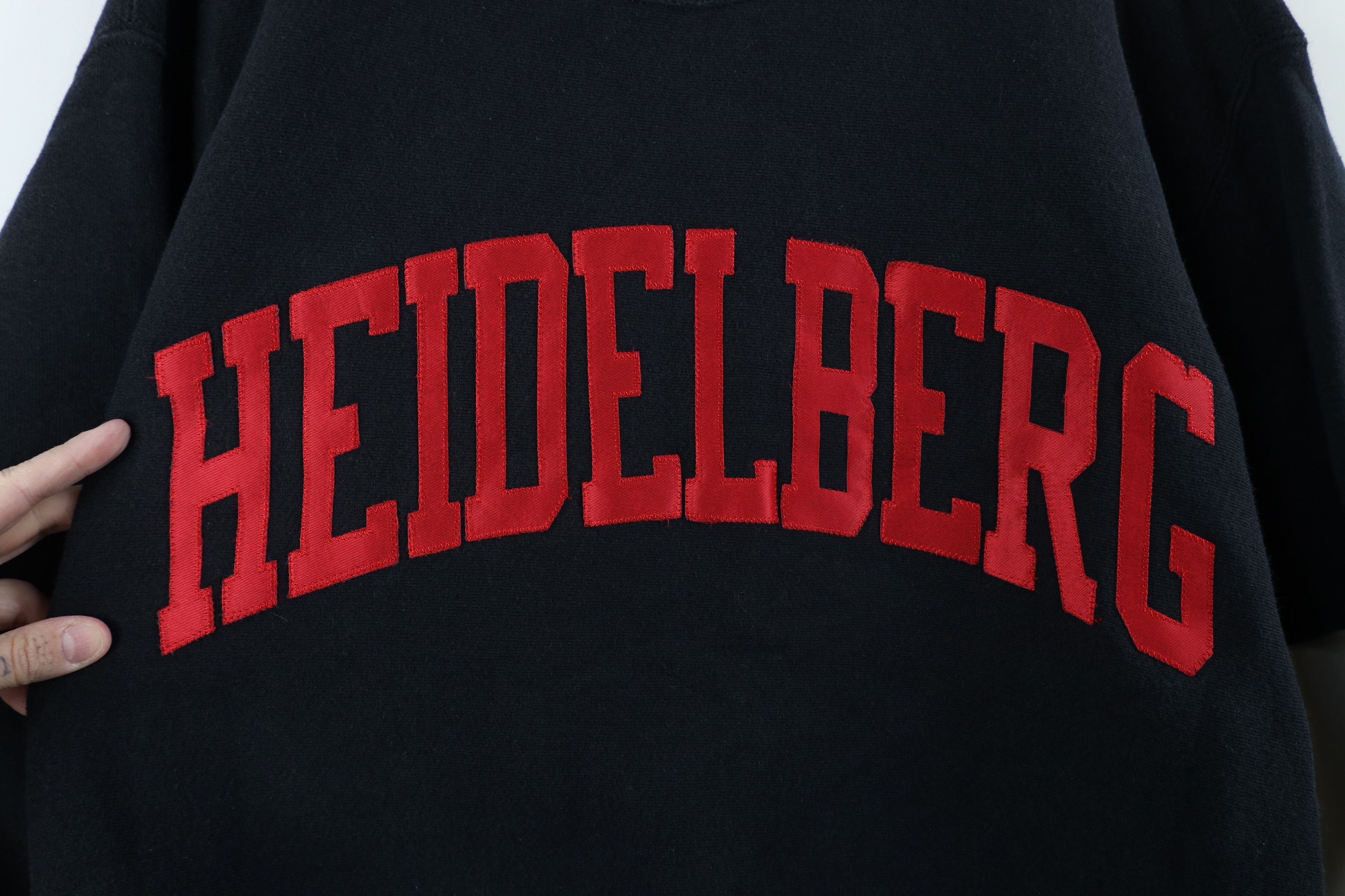 Vintage Vintage 90s Weave Heidelberg Heavyweight Sweatshirt USA Size US XL / EU 56 / 4 - 4 Thumbnail