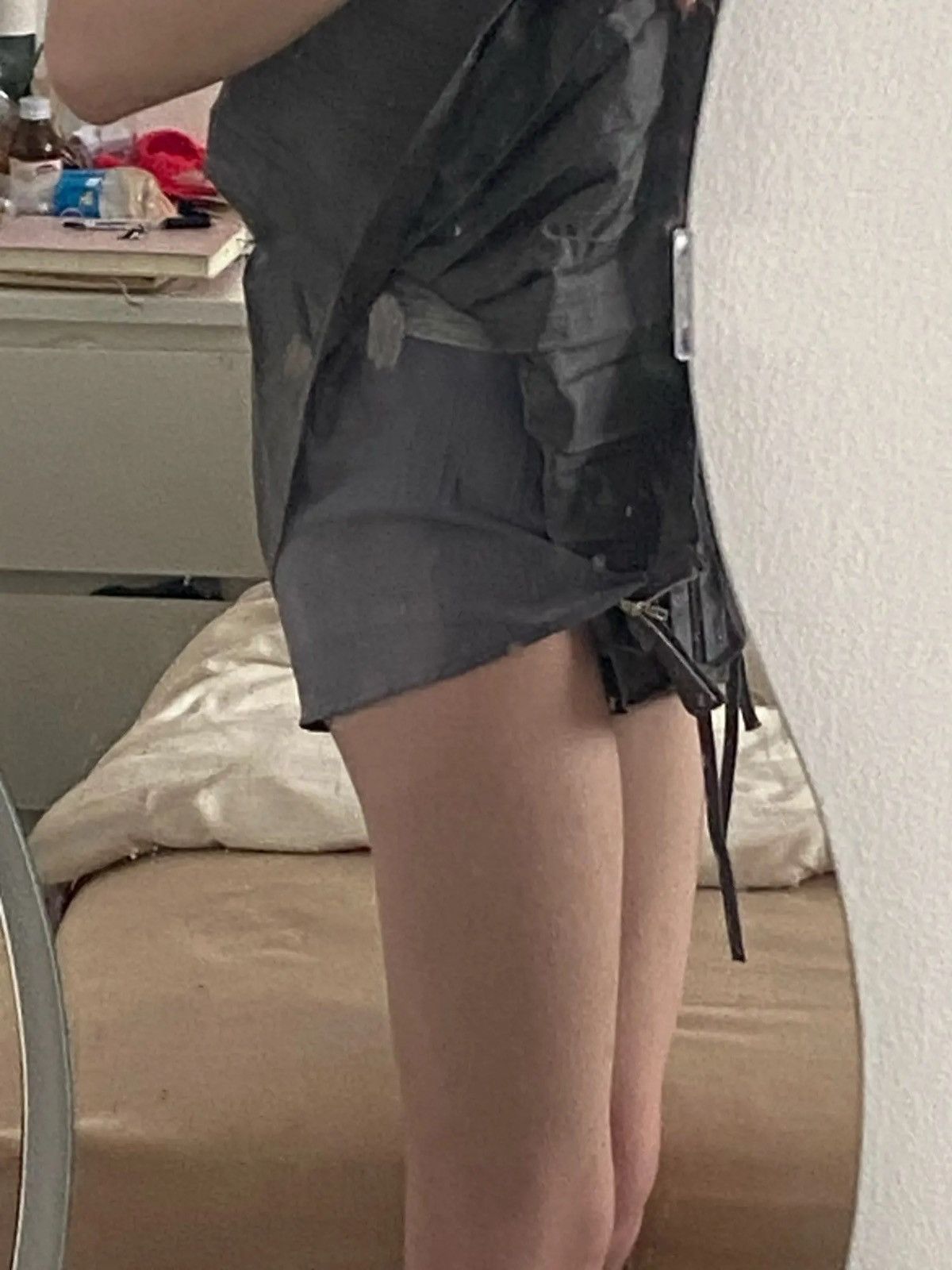 Other Grey Color Sexy Mini Skirt Pinterest Size 28" / US 6 / IT 42 - 7 Thumbnail
