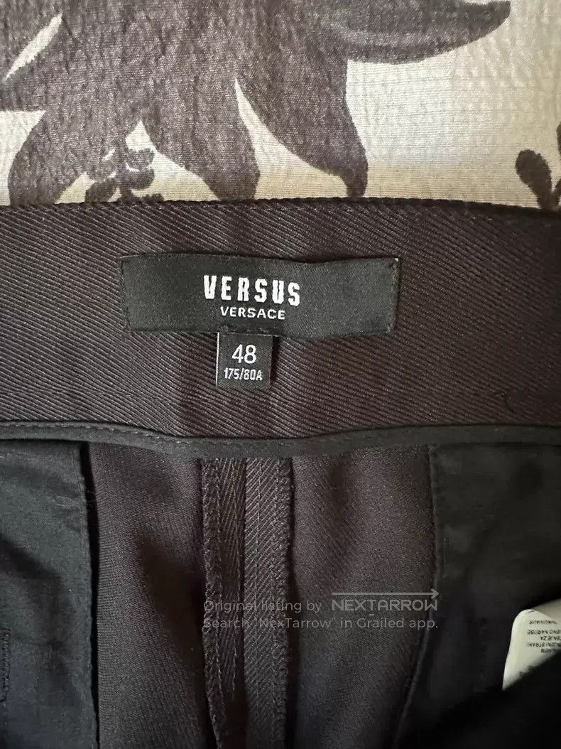 Versace Versace Black and white color-blocked legged slacks Size US 32 / EU 48 - 3 Thumbnail
