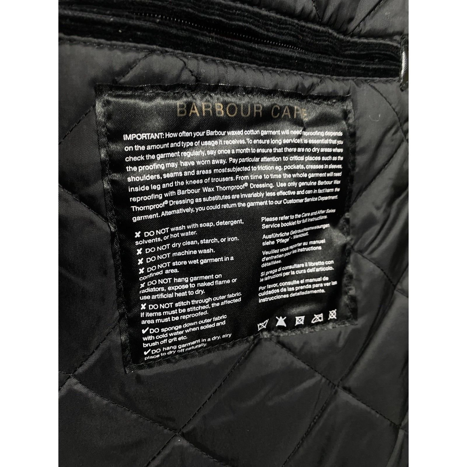 Barbour Barbour International Duke Men's Black Waxed Motorcycle Jack Size US L / EU 52-54 / 3 - 13 Thumbnail