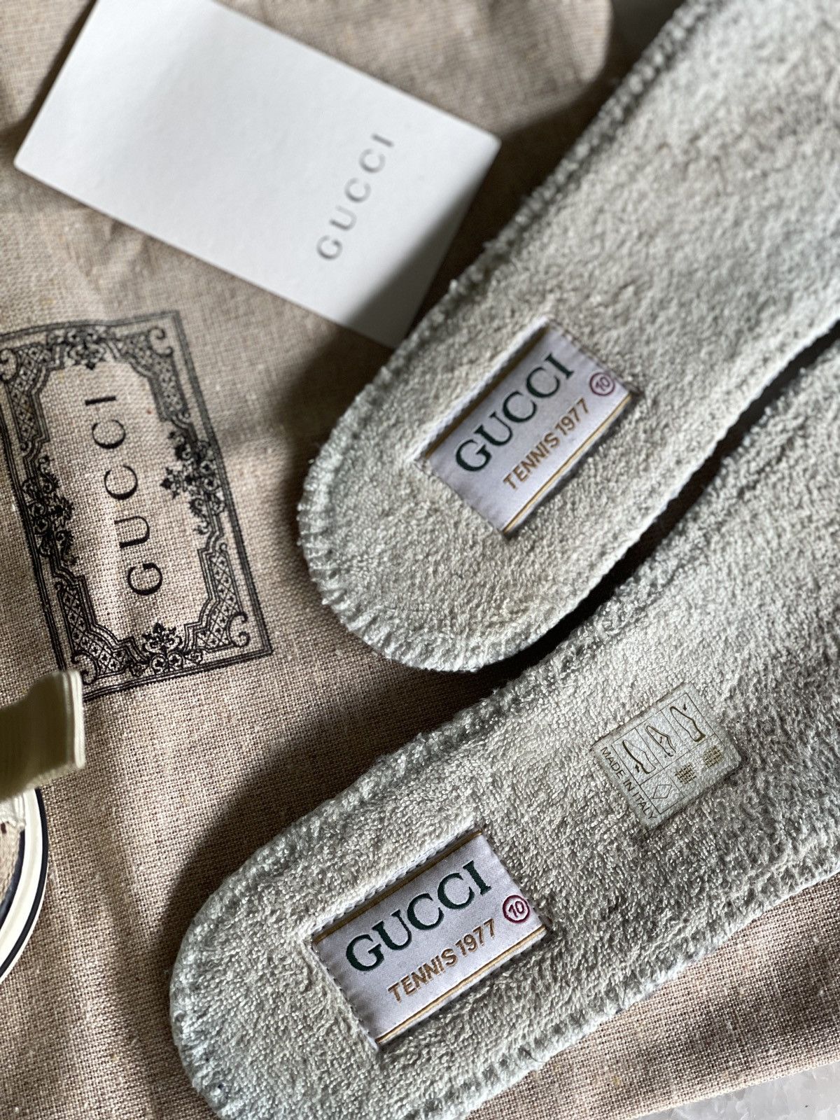 Gucci Gucci Tennis 1977 Slip Ons UK10 Size US 11 / EU 44 - 9 Thumbnail