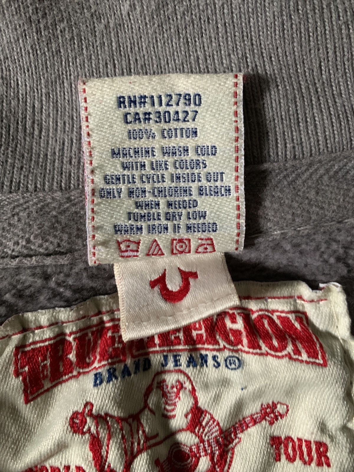 True Religion × Vintage True Religion Track Sweat Zip Up, Size L Size US L / EU 52-54 / 3 - 6 Thumbnail