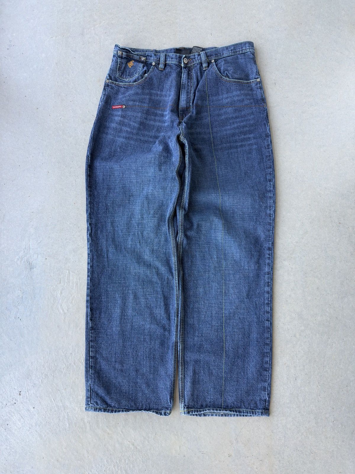 Rocawear Vintage Y2K Rocawear Embroidered Baggy Denim Jeans Size US 38 / EU 54 - 2 Thumbnail