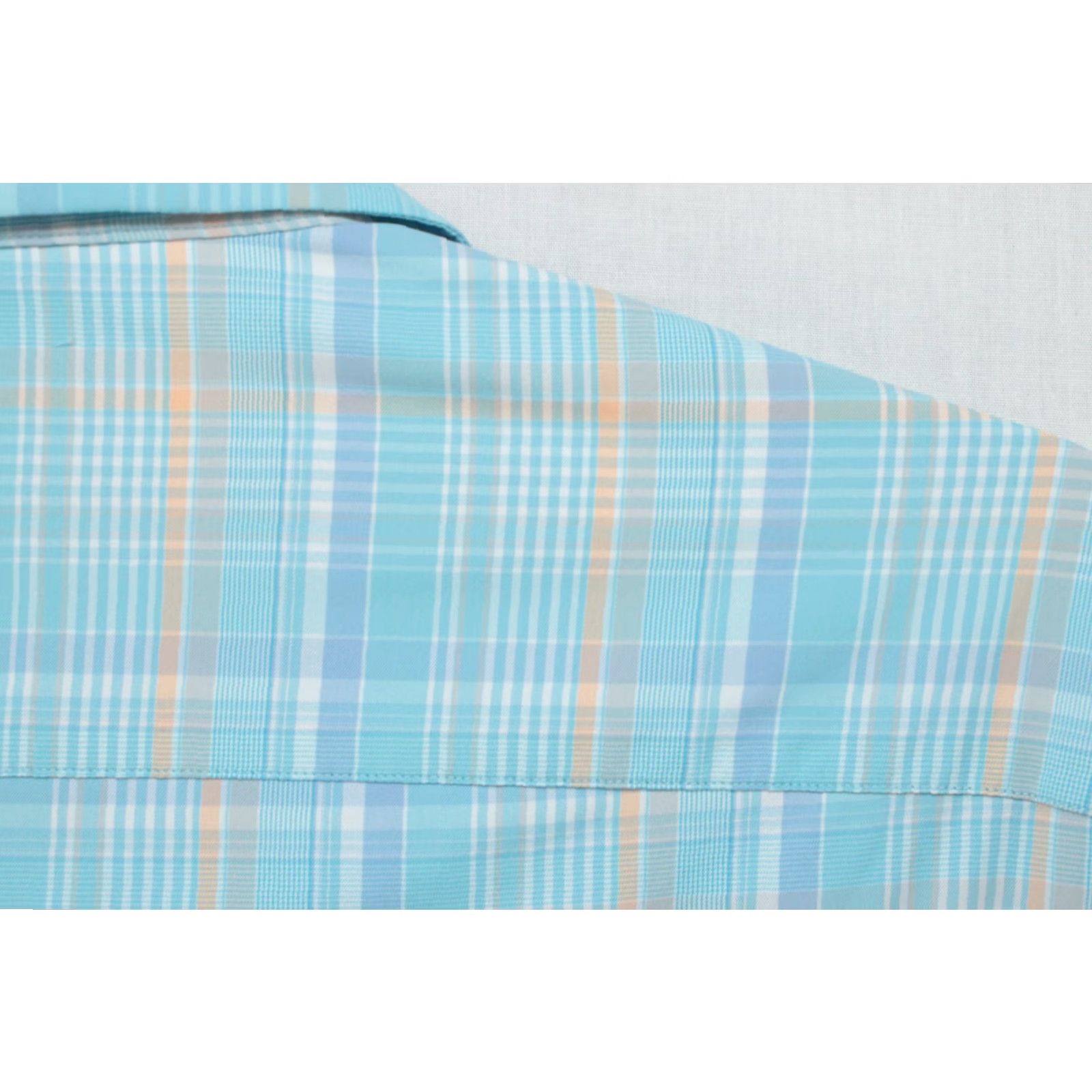 Peter Millar Peter Millar Summer Comfort Shirt Men's XL Performance Stretch Long Sleeve Plaid Blue Size US XL / EU 56 / 4 - 5 Thumbnail