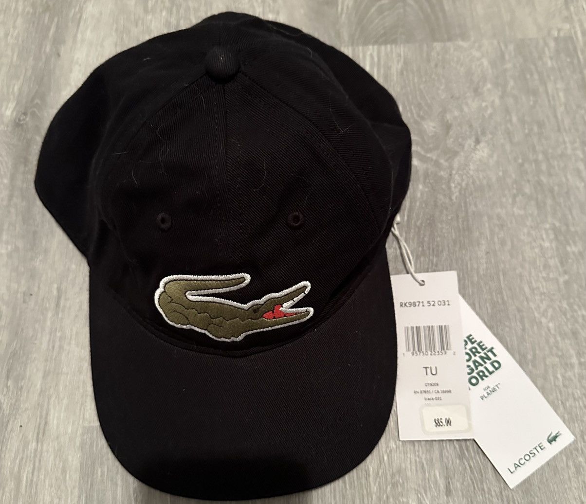 Lacoste Never worn black hat Size ONE SIZE - 1 Thumbnail