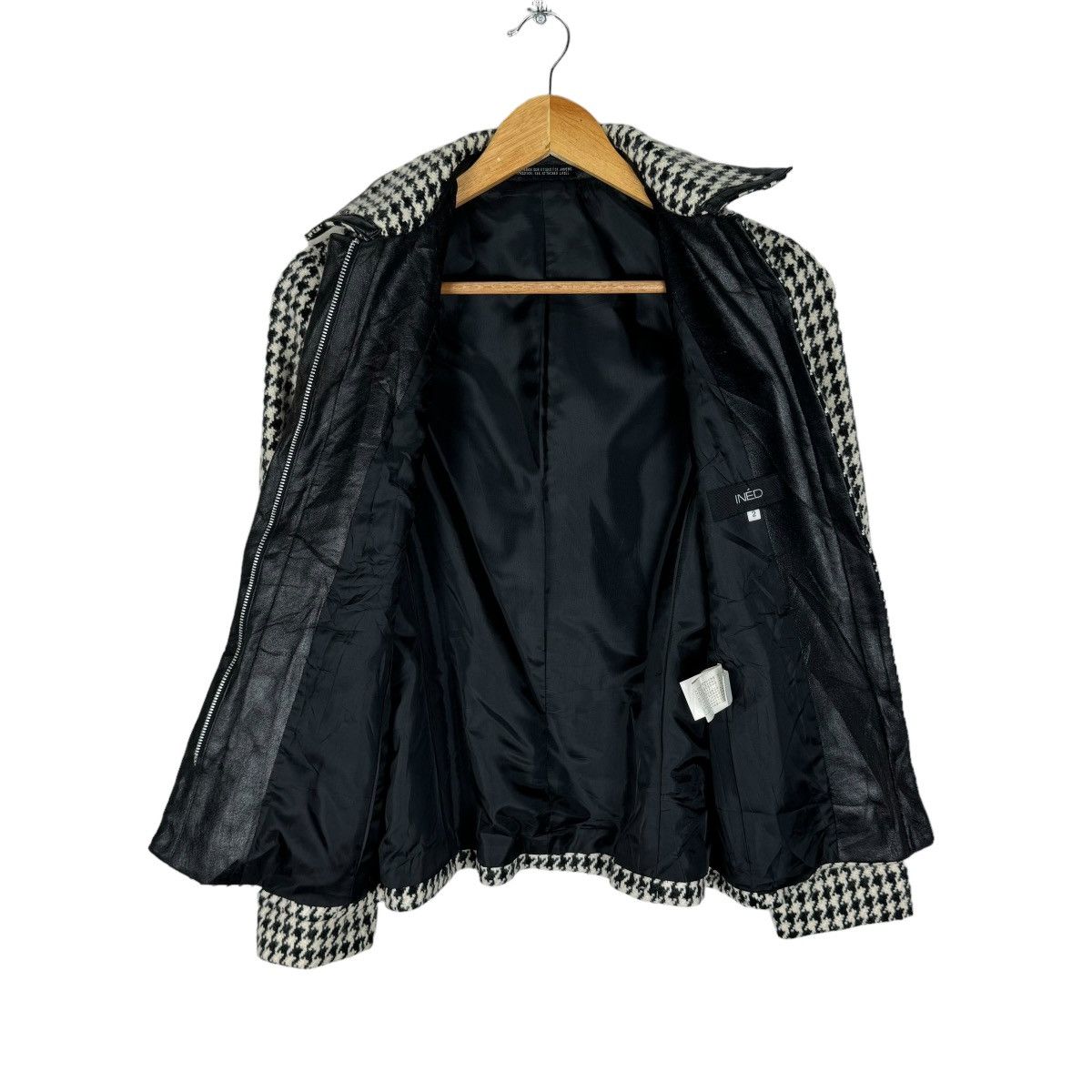 Yohji Yamamoto 🌟INED HOMME YOHJI YAMAMOTO TWEED ZIPPER JACKET Size M / US 6-8 / IT 42-44 - 6 Thumbnail