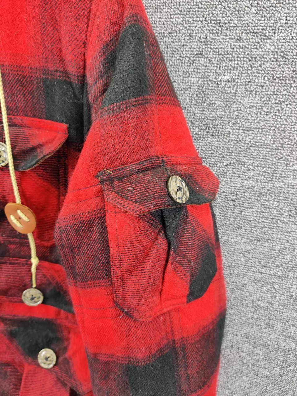 Japanese Brand Gerry Shadow Plaid Tartan Hoodie Jacket Size US L / EU 52-54 / 3 - 10 Thumbnail