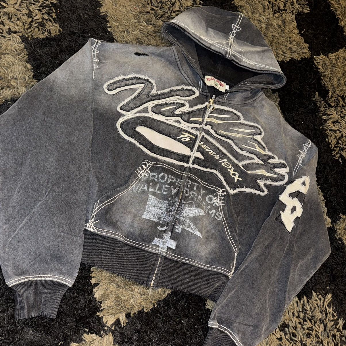 Vale Forever Religion Zip Up Hoodie (Black)