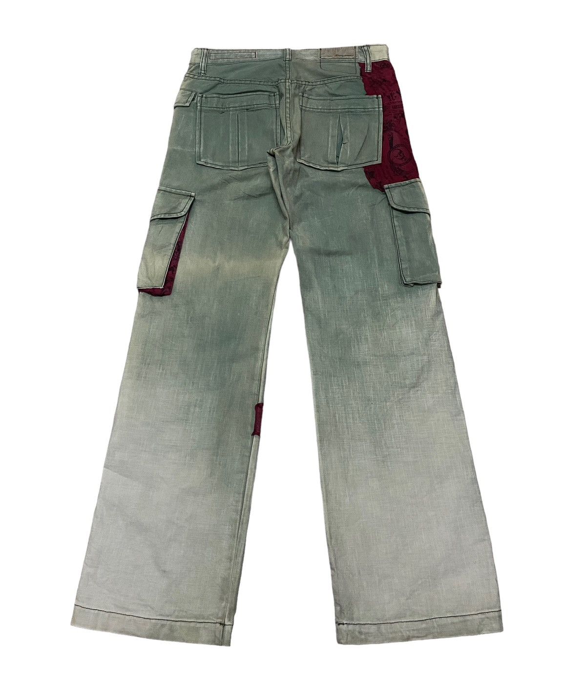 14th Addiction Rare Vintage Tough Jeansmith Tactical Patchwork Pants 2000s Size US 32 / EU 48 - 2 Thumbnail