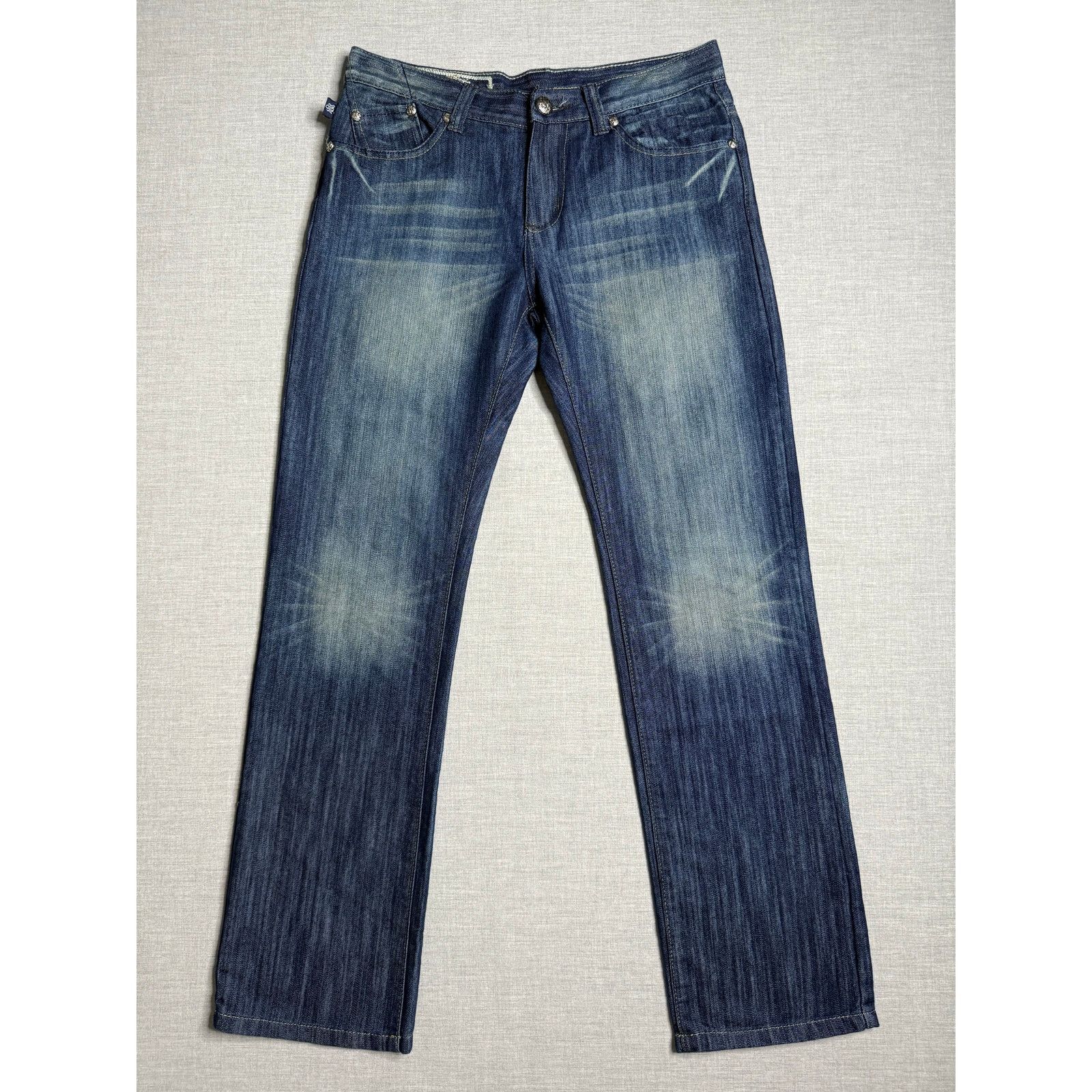 Rock & Republic Rock & Republic Embroidered Pocket Flap Jeans 32x32 Size US 32 / EU 48 - 2 Thumbnail