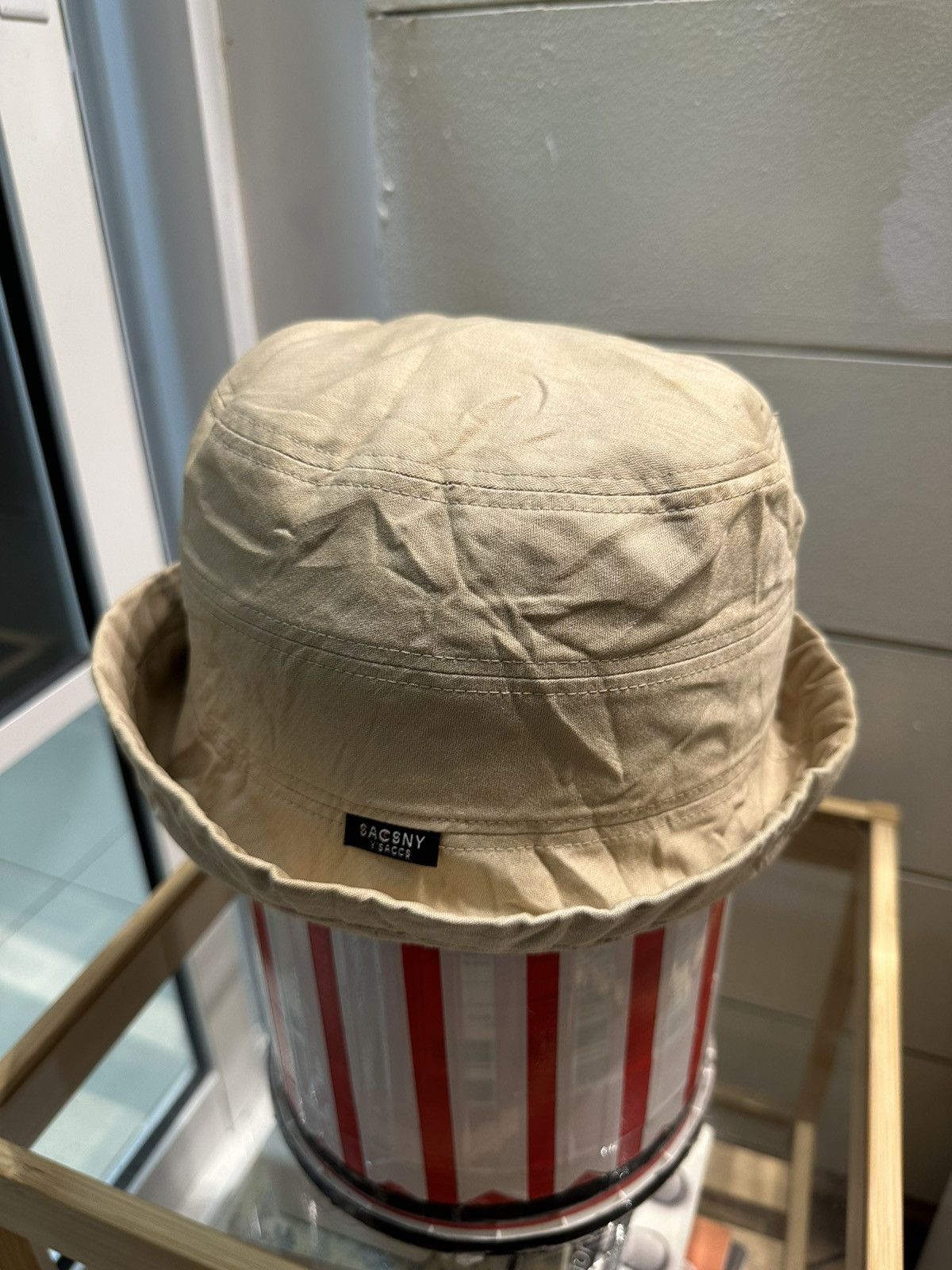 Vintage × Yohji Yamamoto Yohji Yamamoto Y’Saccs Sacsny Bucket Hat Size ONE SIZE - 3 Thumbnail