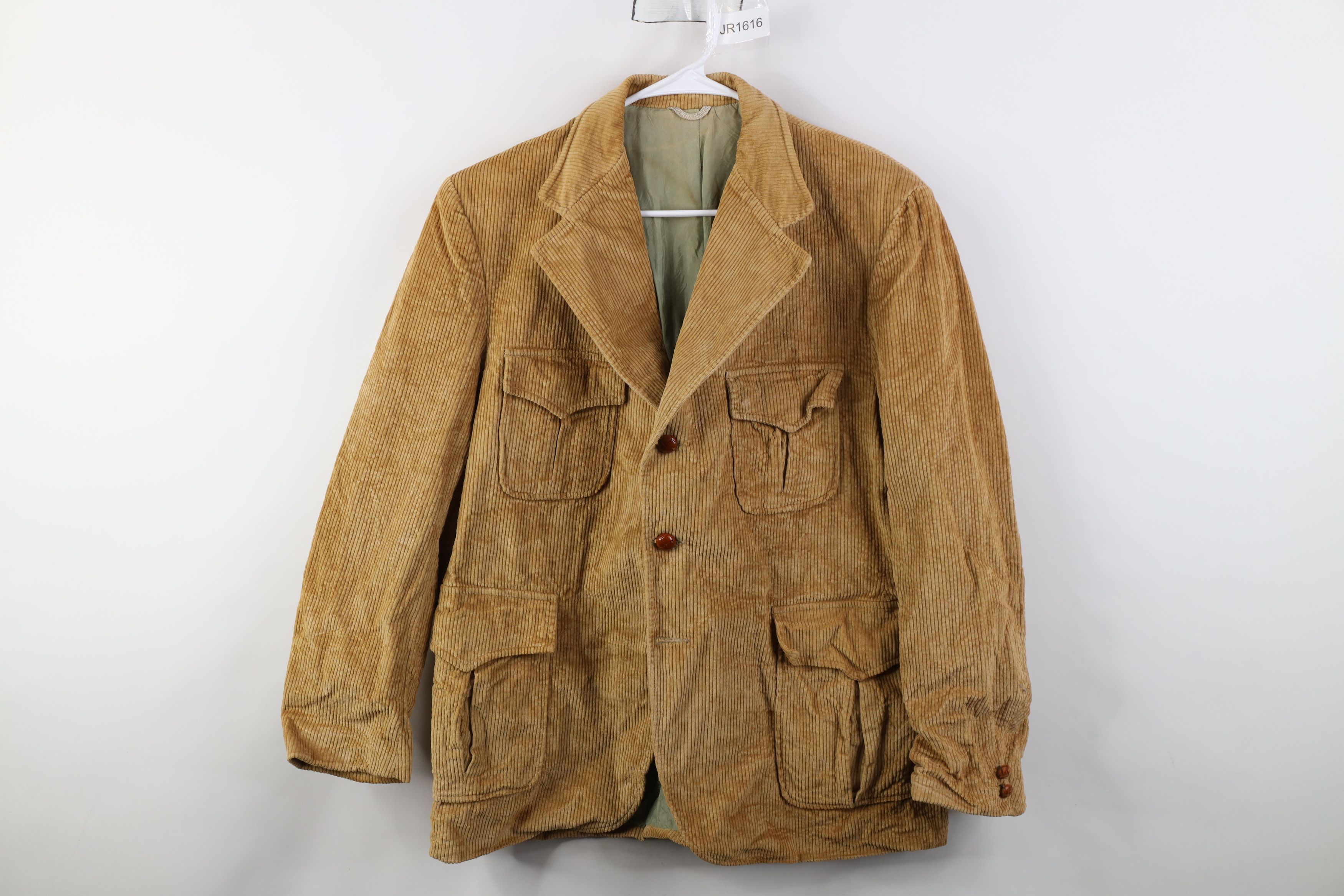 Vintage AS IS Vintage 70s Streetwear Safari Bush Blazer Jacket USA Size US XXL / EU 58 / 5 - 1 Thumbnail