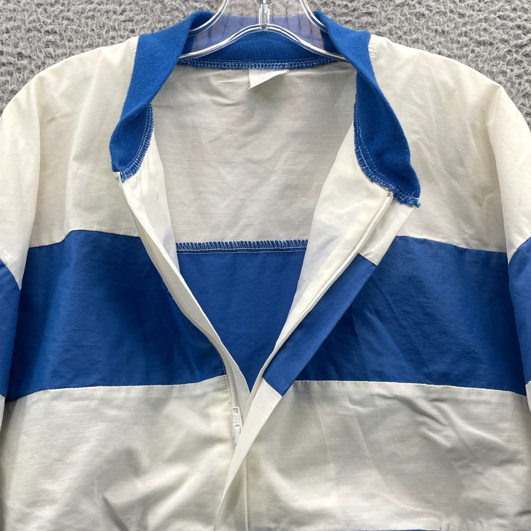 Nautica VINTAGE Sova Bomber Windbreaker XL Stripe Nautical 90's Preppy Sport Outdoor Y2k Size US XL / EU 56 / 4 - 4 Thumbnail