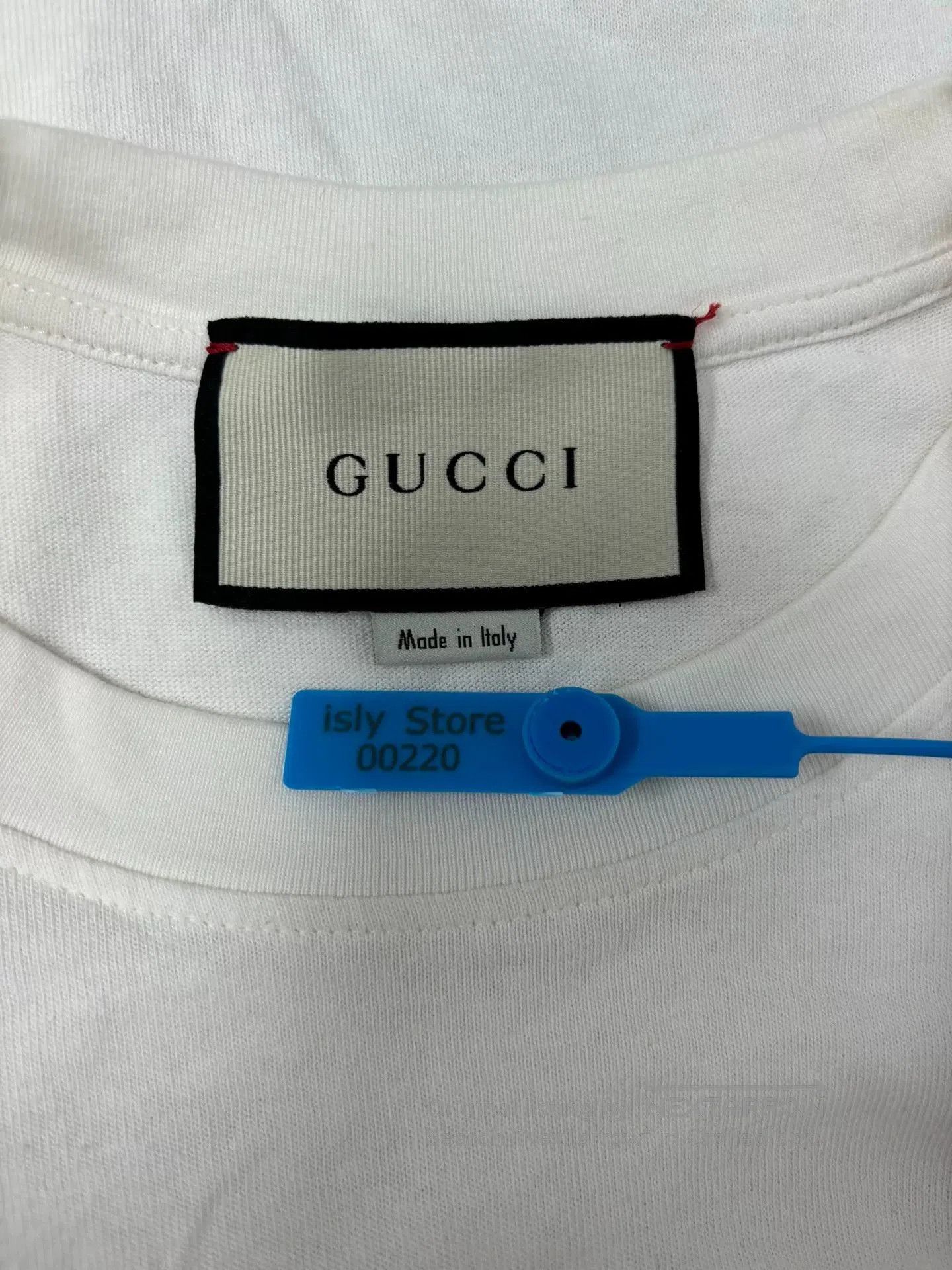 Gucci Gucci Logo Print Crewneck Short Sleeve T-Shirt. Size S / US 4 / IT 40 - 4 Thumbnail