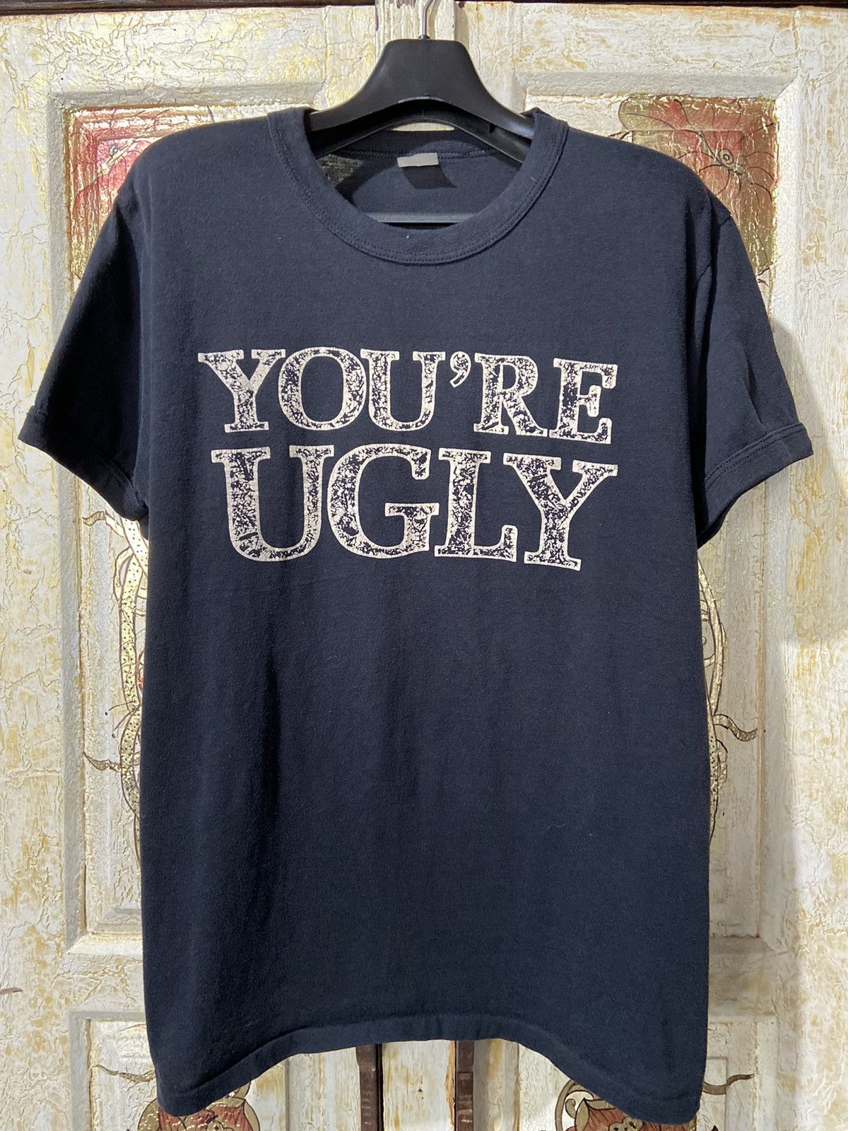 Vintage Vintage 80s You’re ugly single stitch navy t-shirt size M-l Size US M / EU 48-50 / 2 - 1 Thumbnail