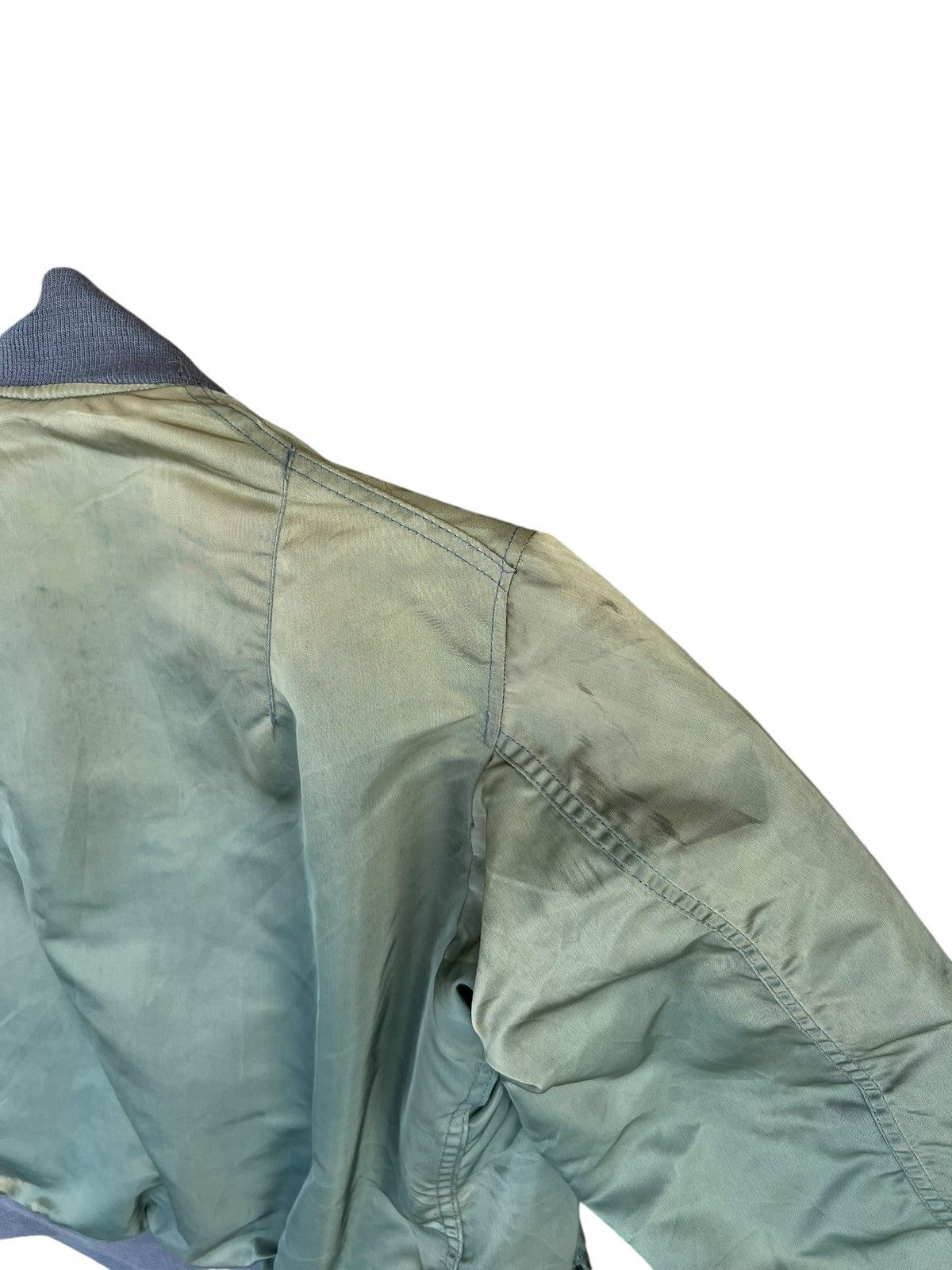 Avirex Vintage Avirex Sun Faded Olive Green MA-1 USAF Flight Jacket Size US S / EU 44-46 / 1 - 20 Thumbnail