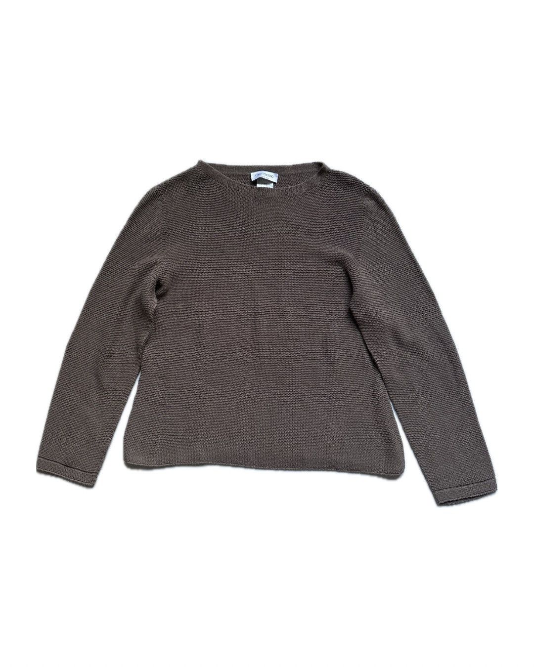 Gran Sasso Gran Sasso women cotton knitted sweater Size M / US 6-8 / IT 42-44 - 4 Thumbnail