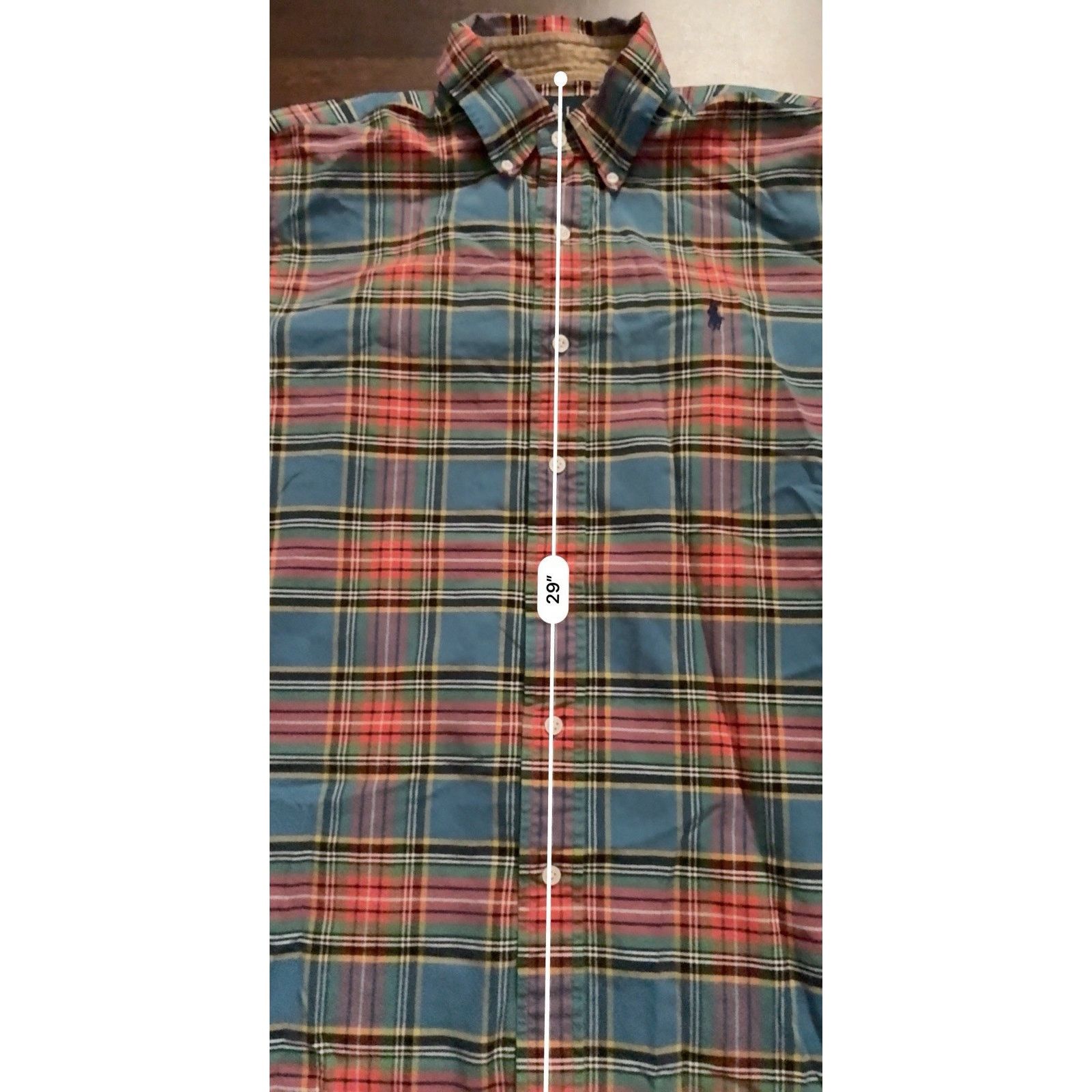 Ralph Lauren Vintage Ralph Lauren Bright Plaid Heavy Button Up Shirt M Size US M / EU 48-50 / 2 - 6 Thumbnail