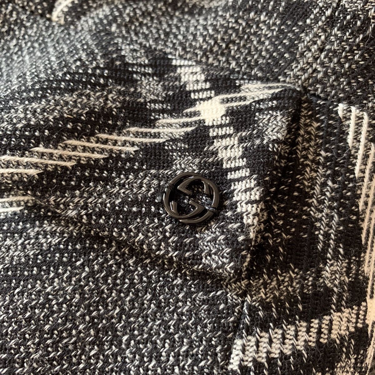 Gucci Gucci plaid wool blazer peplum Size S / US 4 / IT 40 - 4 Thumbnail