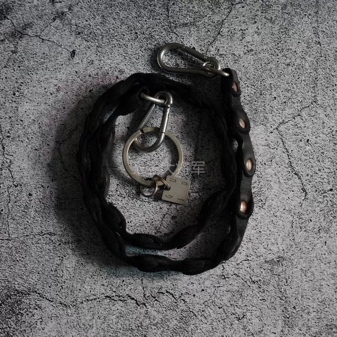 Guidi Guidi Distressed Horsehide Pants Chain Silver-Buckle 69cm Size ONE SIZE - 2 Thumbnail