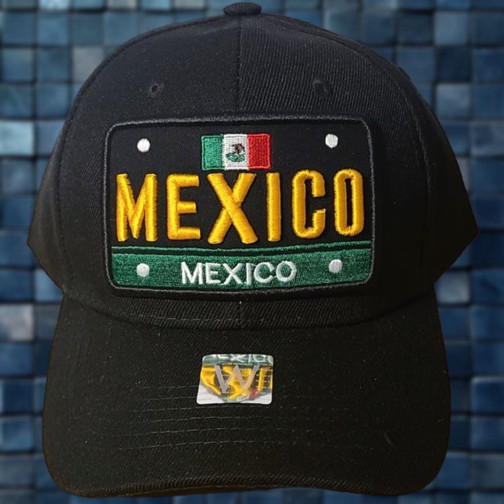 Vintage VINTAGE Mexico Mexico Flag Baseball Cap Mens Adjustable Black 2022 Size ONE SIZE - 1 Thumbnail