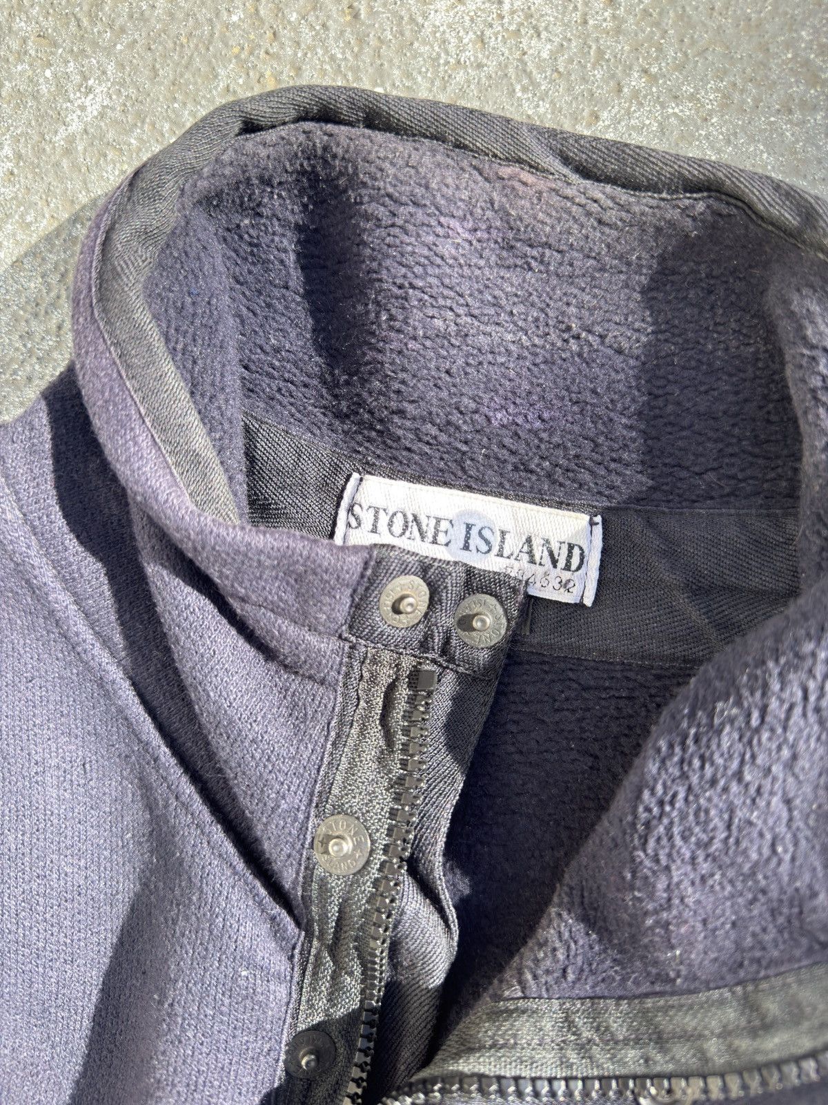 Stone Island Vintage Stone Island Art.37156M57 1/4 Neck Sweater L Size US XL / EU 56 / 4 - 6 Thumbnail