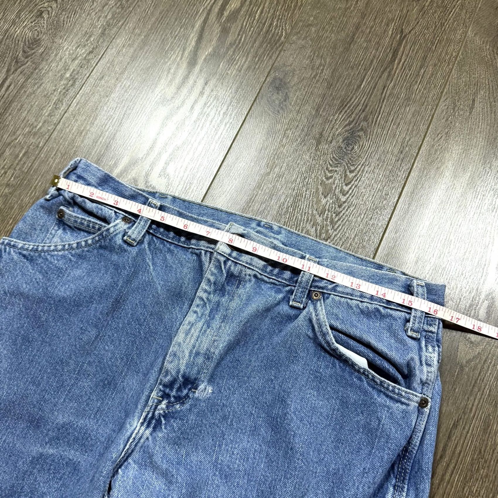 Dickies Dickies Carpenter Jeans Mens 36x31 Blue Medium Wash Y2K Baggy Relaxed Denim Workwear Size US 36 / EU 52 - 5 Thumbnail