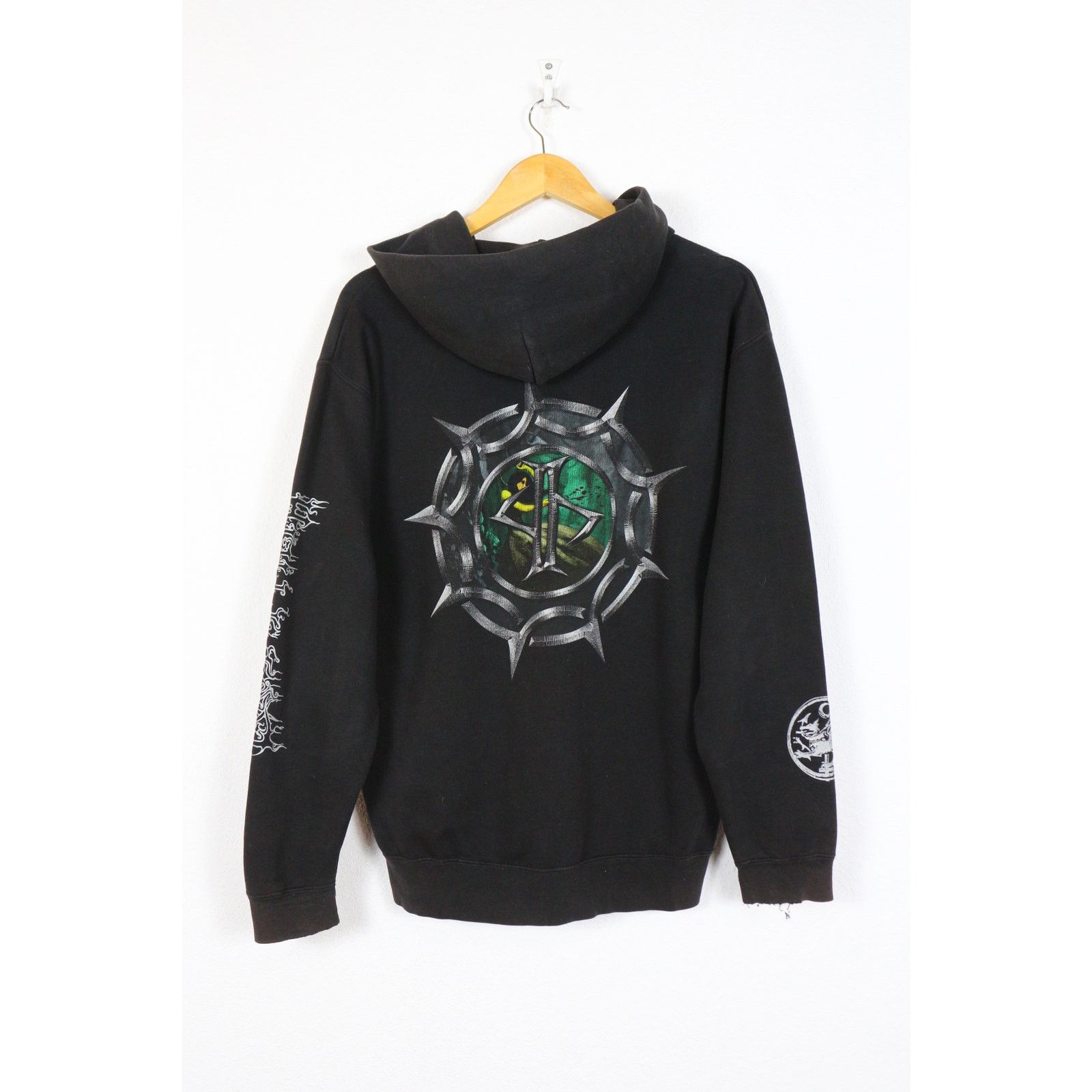 Vintage Vintage Cradle of Filth Distressed Zip Hoodie 90s Y2K Size US M / EU 48-50 / 2 - 10 Thumbnail