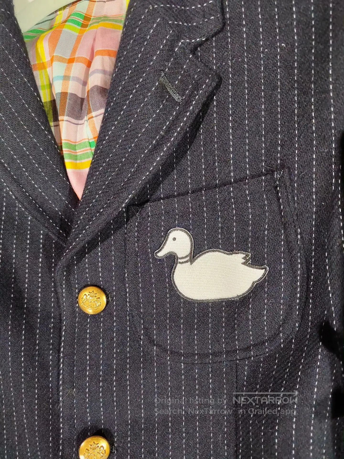 Thom Browne KOE THOM BROWNE Striped Suit Jacket. Size US S / EU 44-46 / 1 - 3 Thumbnail