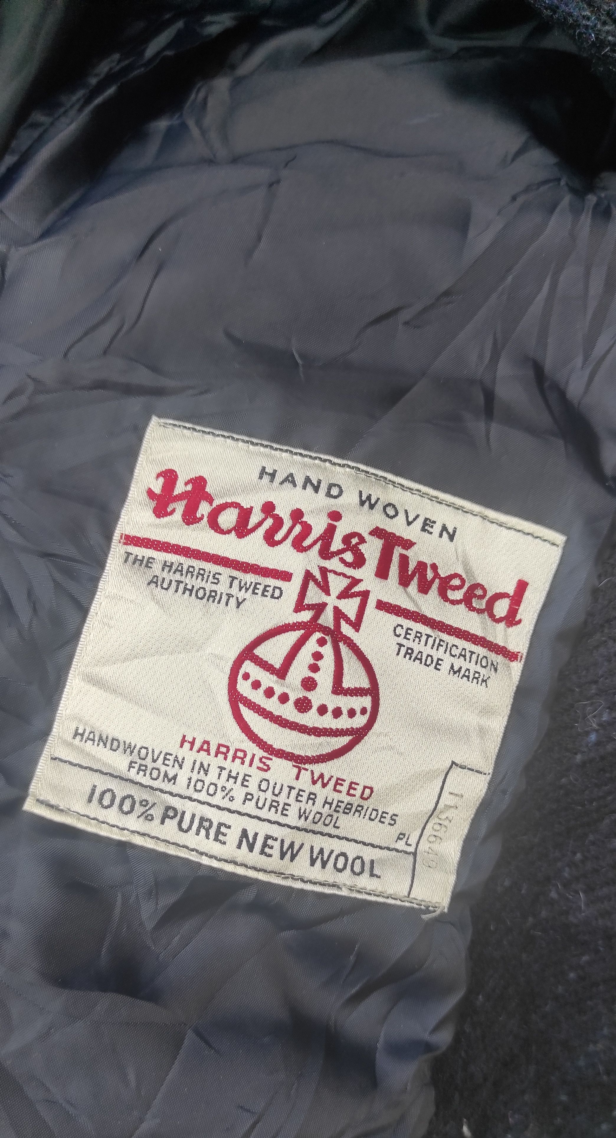 Harris Tweed Harris Tweed Handwoven Wool Duffel Jacket Size S / US 4 / IT 40 - 7 Thumbnail