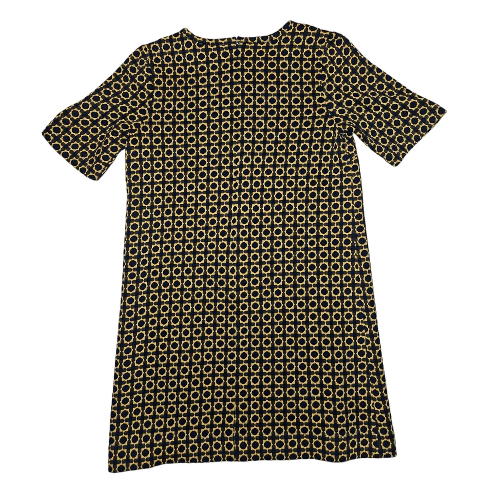 Loft VINTAGE Loft A-Line Dress Women's M Short Sleeve Geometric Pattern Stretch 1/2 Zip Size 32" / US 10 / IT 46 - 5 Thumbnail
