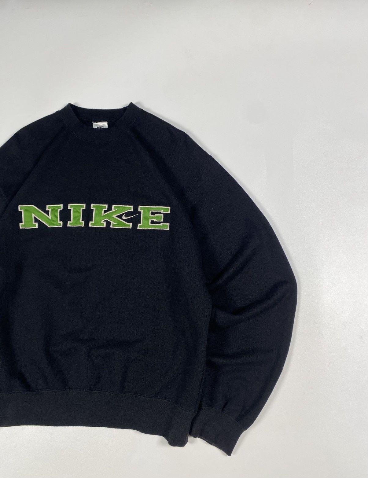 Nike 90S VINTAGE NIKE SPELLOUT SWEATER Size US L / EU 52-54 / 3 - 2 Thumbnail