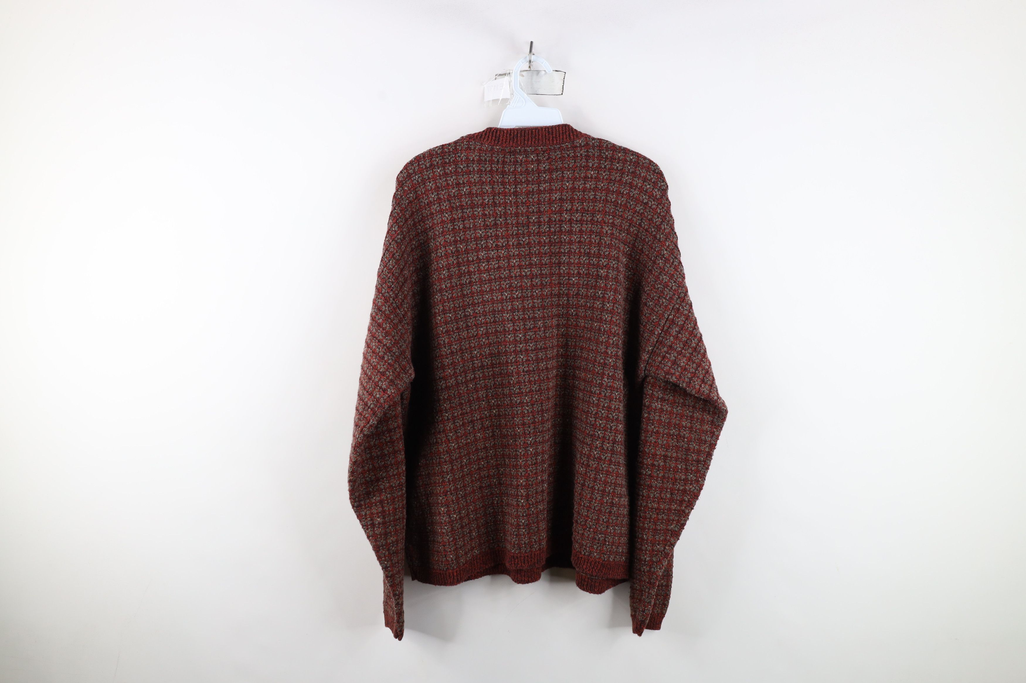 Vintage Vintage 90s Streetwear Ribbed Knit Crewneck Sweater Size US L / EU 52-54 / 3 - 6 Thumbnail
