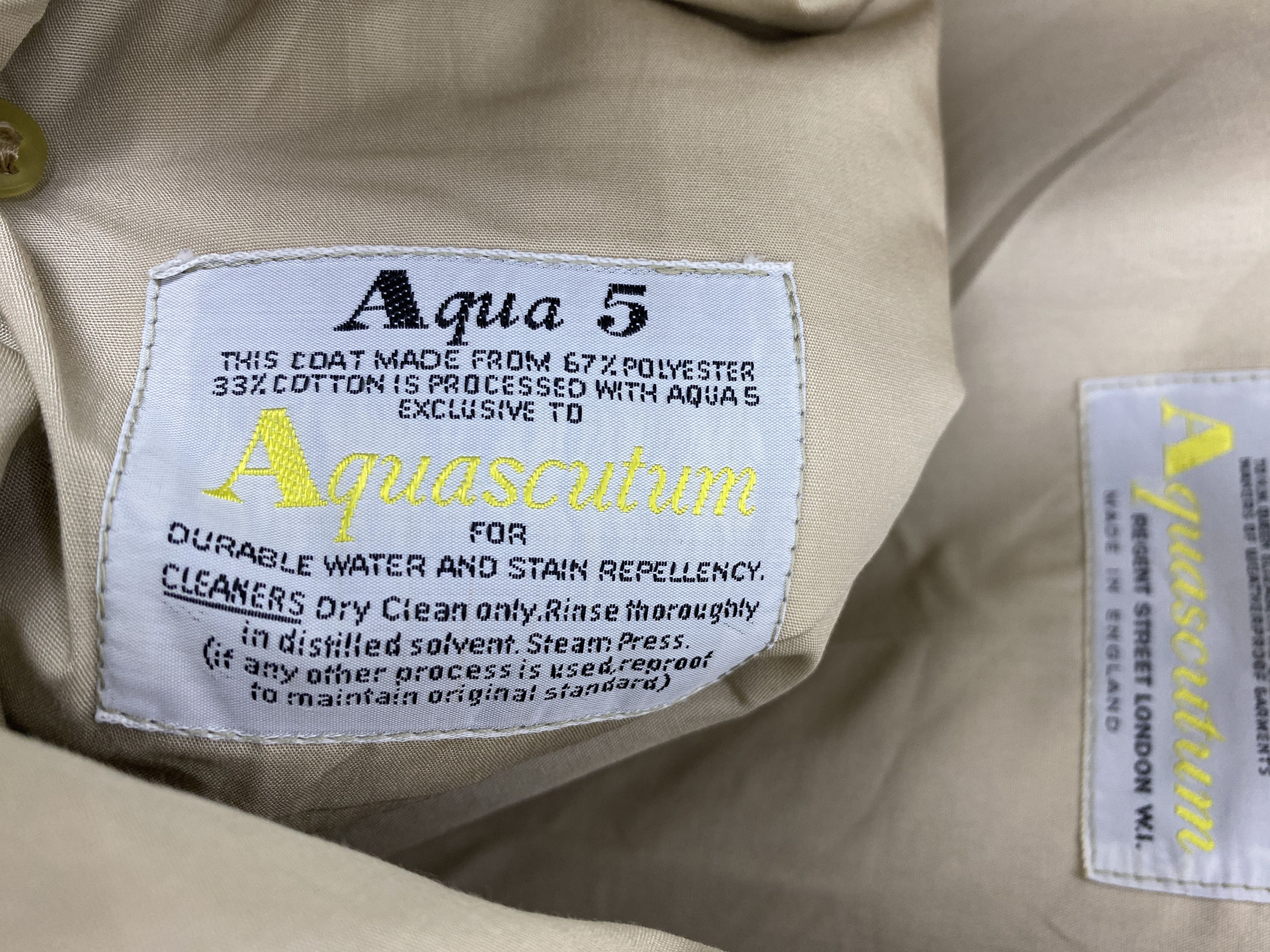 Aquascutum Vintage Aquascutum Made In England Trench Coat Jacket J1939 Size US L / EU 52-54 / 3 - 10 Thumbnail