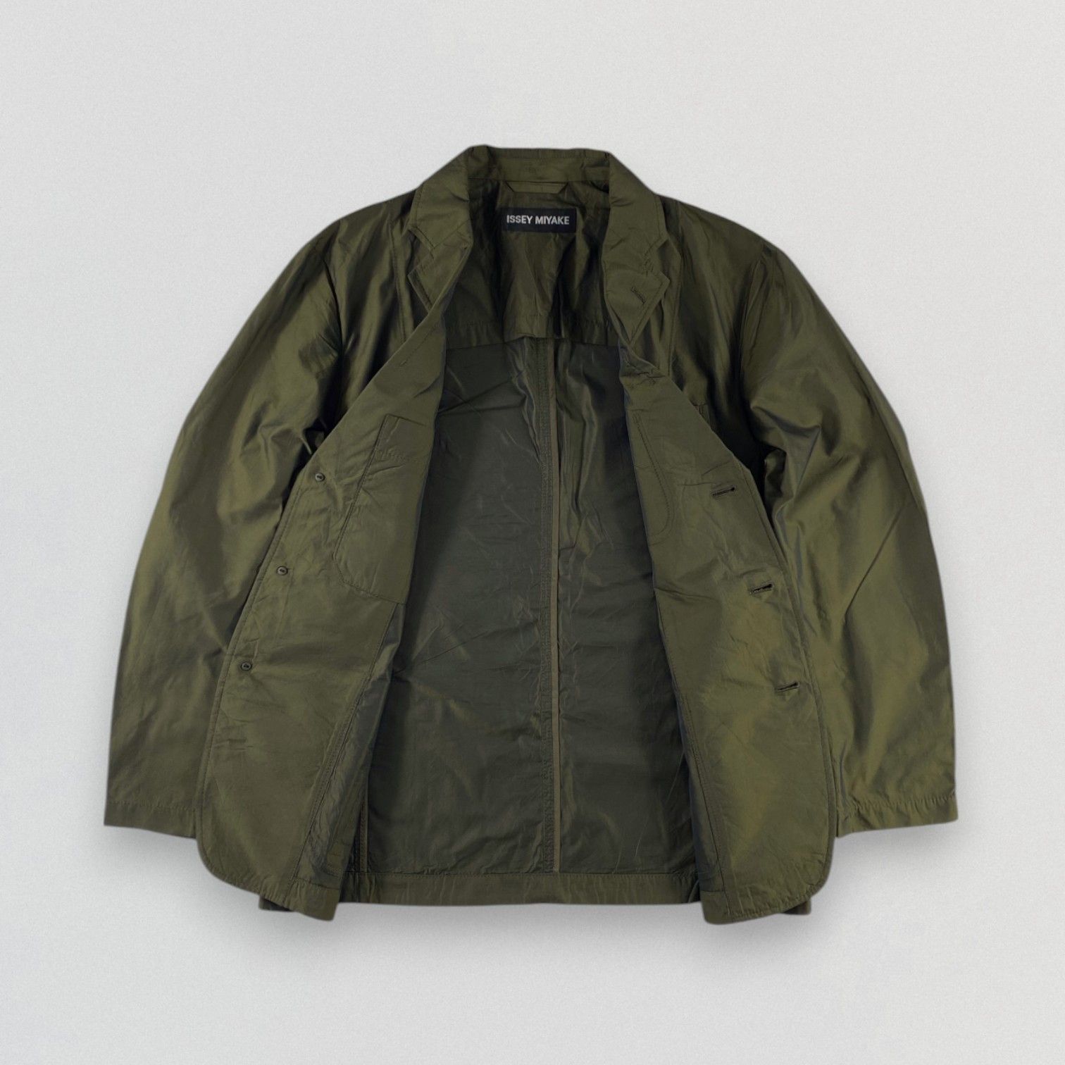 Issey Miyake Vintage Issey Miyake Coat Polyester Jacket Size US M / EU 48-50 / 2 - 2 Thumbnail