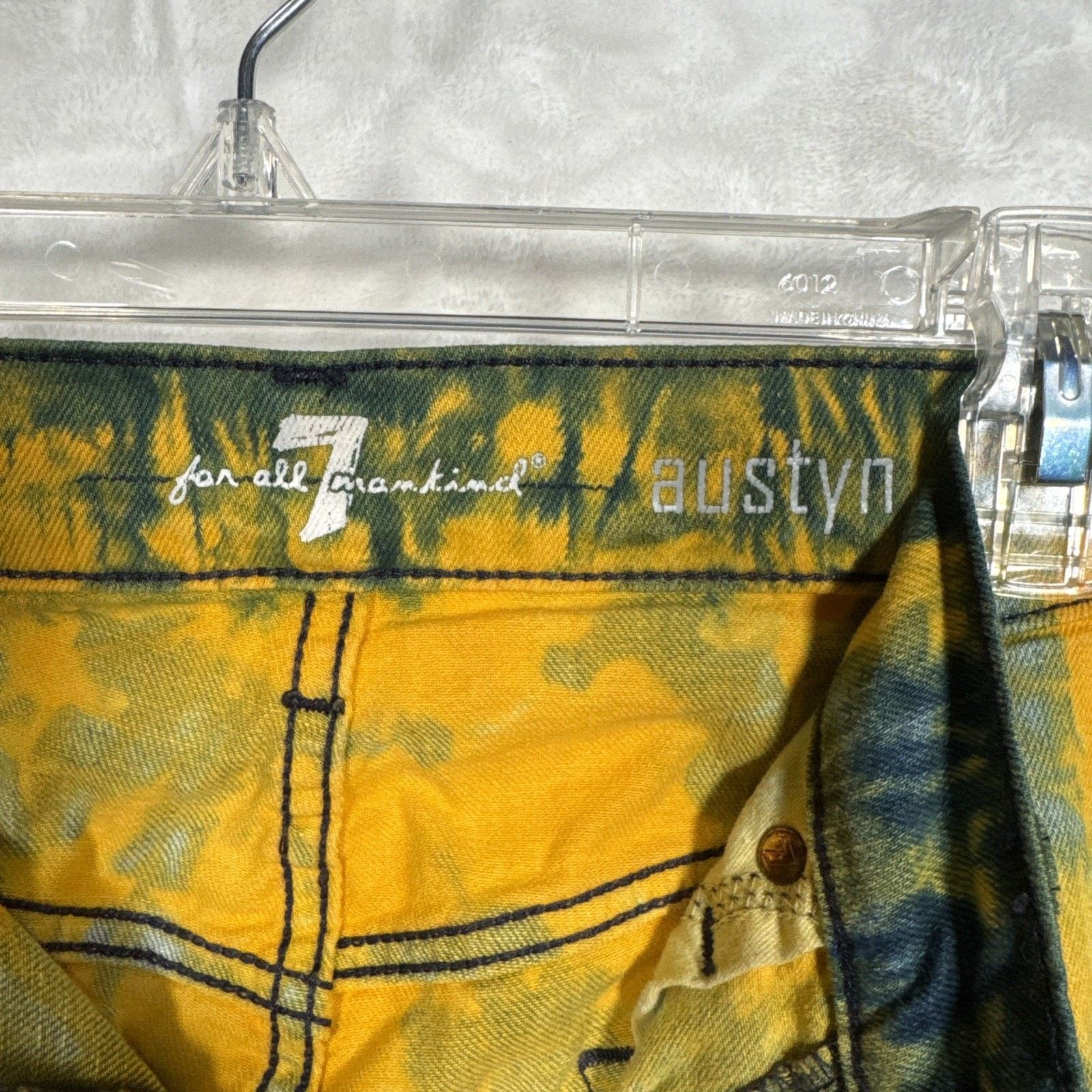 7 For All Mankind Embroidered Skater Tie Dye 7 For All Mankind Austyn Jeans Size US 30 / EU 46 - 10 Thumbnail