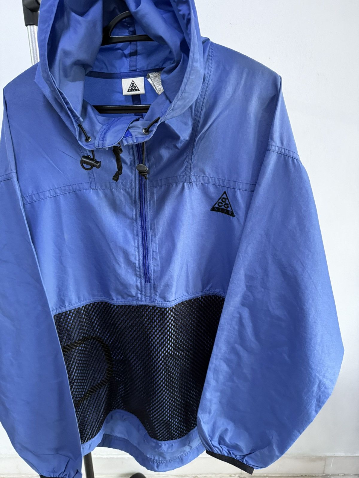 Nike ACG Nike ACG blue pullover anorak jacket black mesh pocket Size US L / EU 52-54 / 3 - 3 Thumbnail