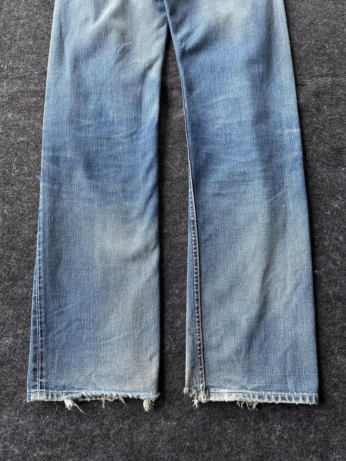 Lee Vintage Rare 50s Lee 101 Half Selvedge Denim 29x34 D444 Size US 29 - 7 Thumbnail
