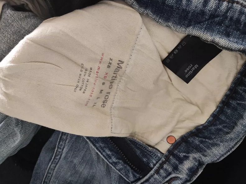 Martine Rose Martine rose sizeXS Ruffled jeans Size US 34 / EU 50 - 4 Thumbnail