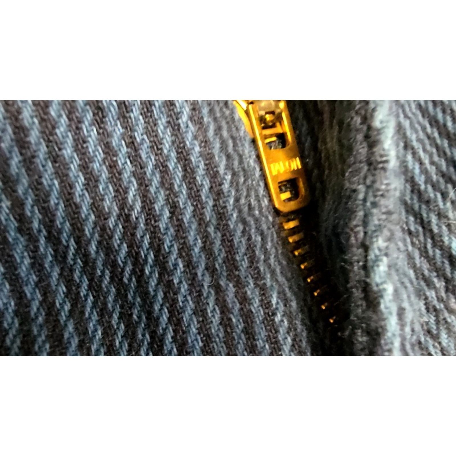 Roper Vintage Pinstriped Jeans Blue High Waist 80s Womens 15 Size 36" / US 14 / IT 50 - 9 Thumbnail