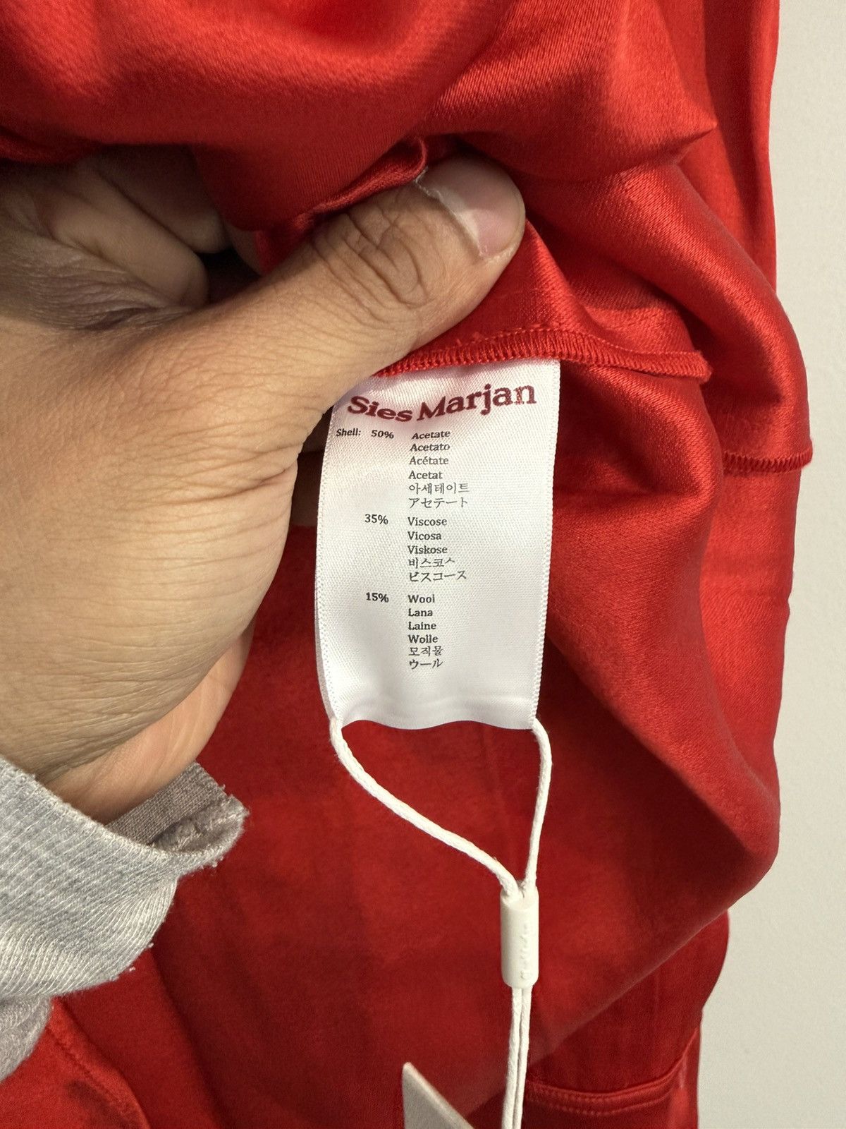 Sies Marjan Red Satin Shirt Size US S / EU 44-46 / 1 - 4 Thumbnail