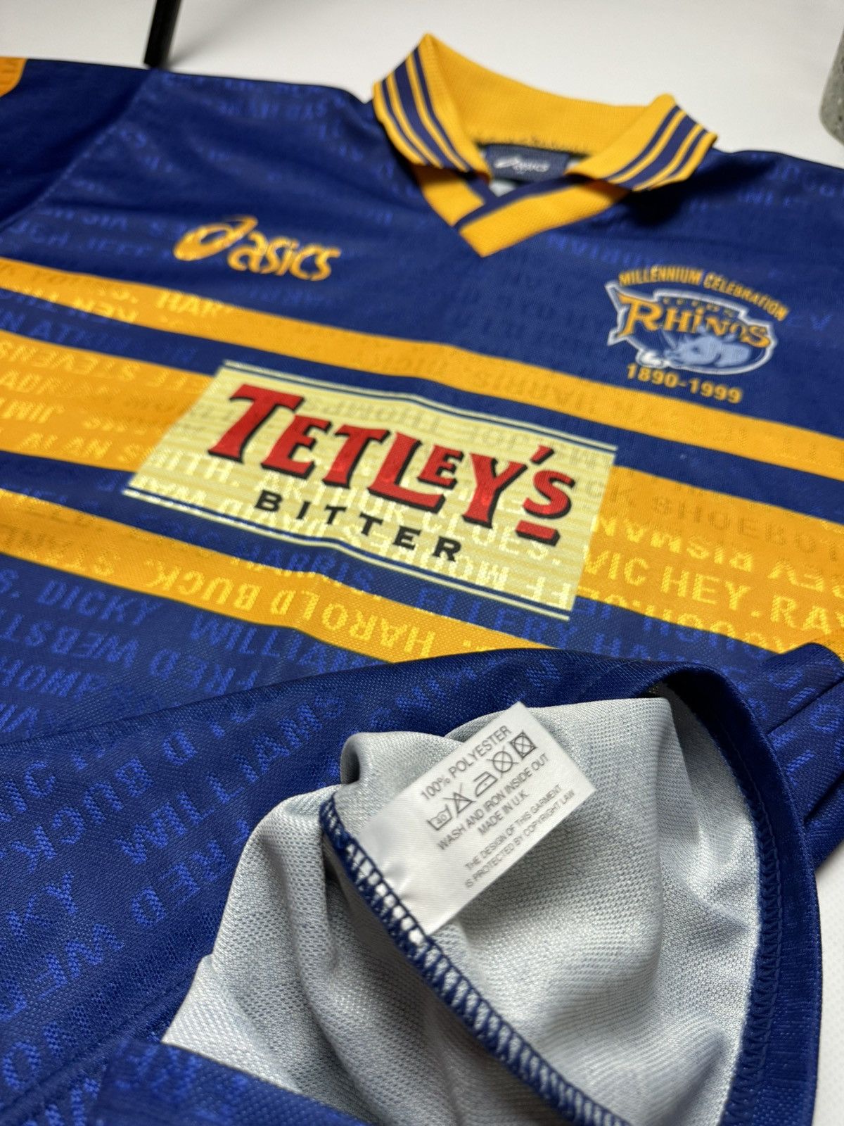 Rhinox × Vintage Rare vintage Rhinos Asics jersey Size US M / EU 48-50 / 2 - 9 Thumbnail