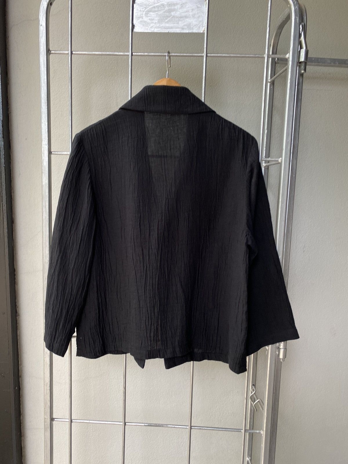 Issey Miyake Plantation pleated black jacket Size ONE SIZE - 4 Thumbnail